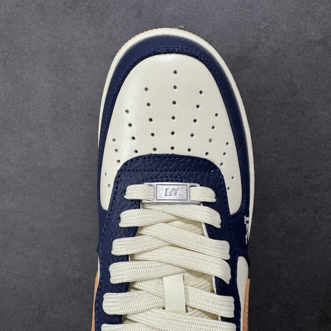 图片[8]-【定制版】NIke Air Force 1 \’07 Low “LV联名–暮蓝杏棕” 空军一号低帮 运动鞋 休闲鞋 折边针车 工艺难度大 原楦头原纸板 高端定制鞋盒 原厂鞋底 超高清洁度 细节完美 货号：NH0601-585 尺码：36 36.5 37.5 38 38.5 39 40 40.5 41 42 42.5 43 44 44.5 45 编码：HXSB310320-选品中心