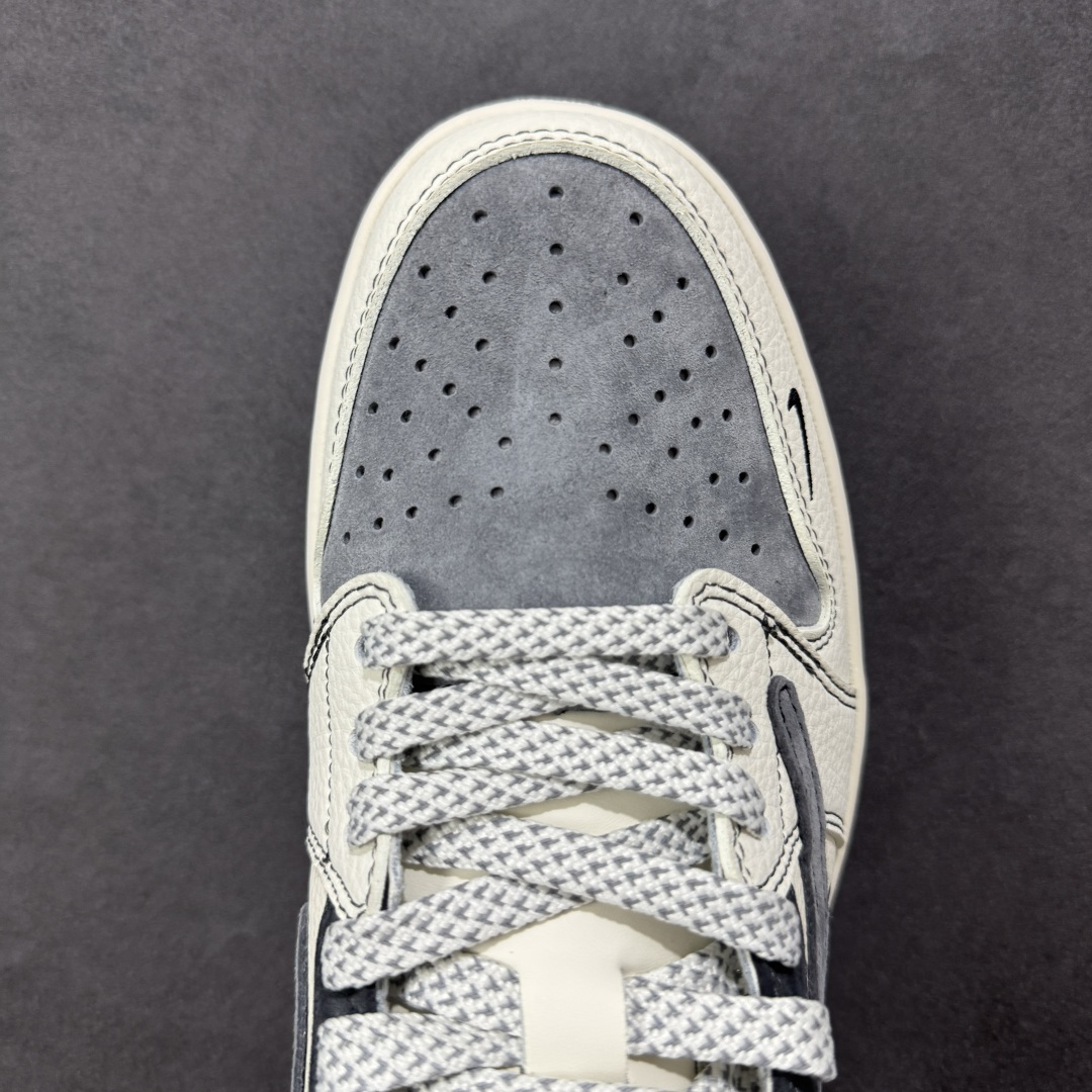 图片[8]-【定制版】Travis Scott x Jordan 1 Low “权志龙联名——雏菊米灰黑” 高端定制 乔丹倒勾低帮休闲板鞋 大厂纯原品质出货 纯正版型 定制鞋盒 皮料切割干净无任何毛边 细节完美 超高清洁度 货号：QW5088-208 尺码：36 36.5 37.5 38 38.5 39 40 40.5 41 42 42.5 43 44 44.5 45-选品中心