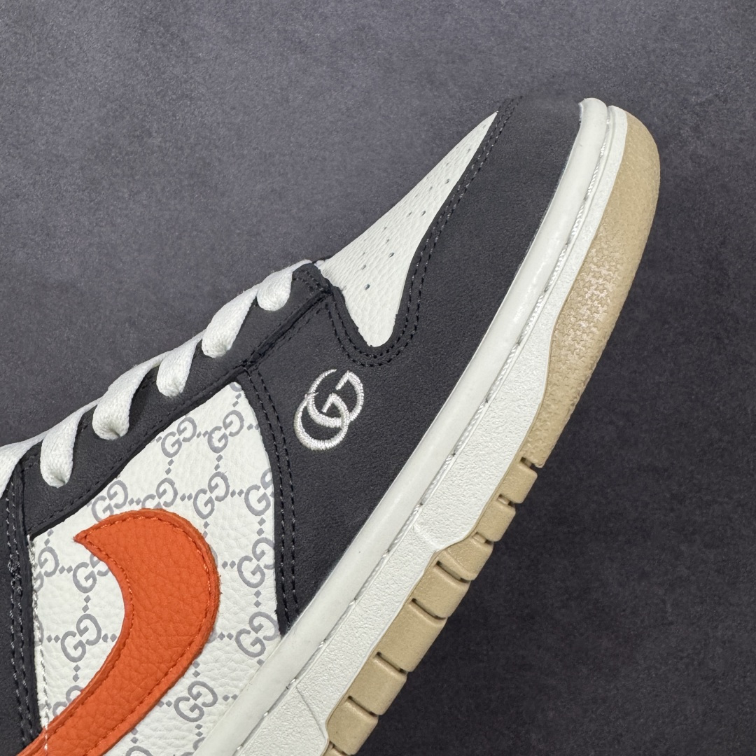 图片[5]-【定制版】Nike SB Dunk Low“GUCCI联名——白灰桔” 高端定制 低帮休闲板鞋 定制鞋盒 Ortholite鞋垫透气防臭 大厂纯原品质出货 超高清洁度 皮料切割干净无任何毛边 细节完美 货号：YF9511-923 尺码： 36 36.5 37.5 38 38.5 39 40 40.5 41 42 42.5 43 44 44.5 45-选品中心
