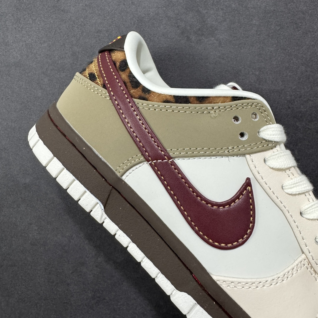 图片[6]-【YC纯原】Nike SB Dunk Low ”Khaki Leopard“ 卡其豹纹 低帮休闲板鞋 #鞋款以卡其和巴洛克棕打造鞋身，两侧辅以珍珠白皮革装扮，队红 Swoosh 装饰两侧。采用利落皮革材料巧搭时尚豹纹装饰细节，塑就醒目个性风范。鞋款融入柔软衬垫，舒适非凡，经久耐穿。 货号：IM6687-262 尺码：35.5-40 编码：IM6687-262-选品中心