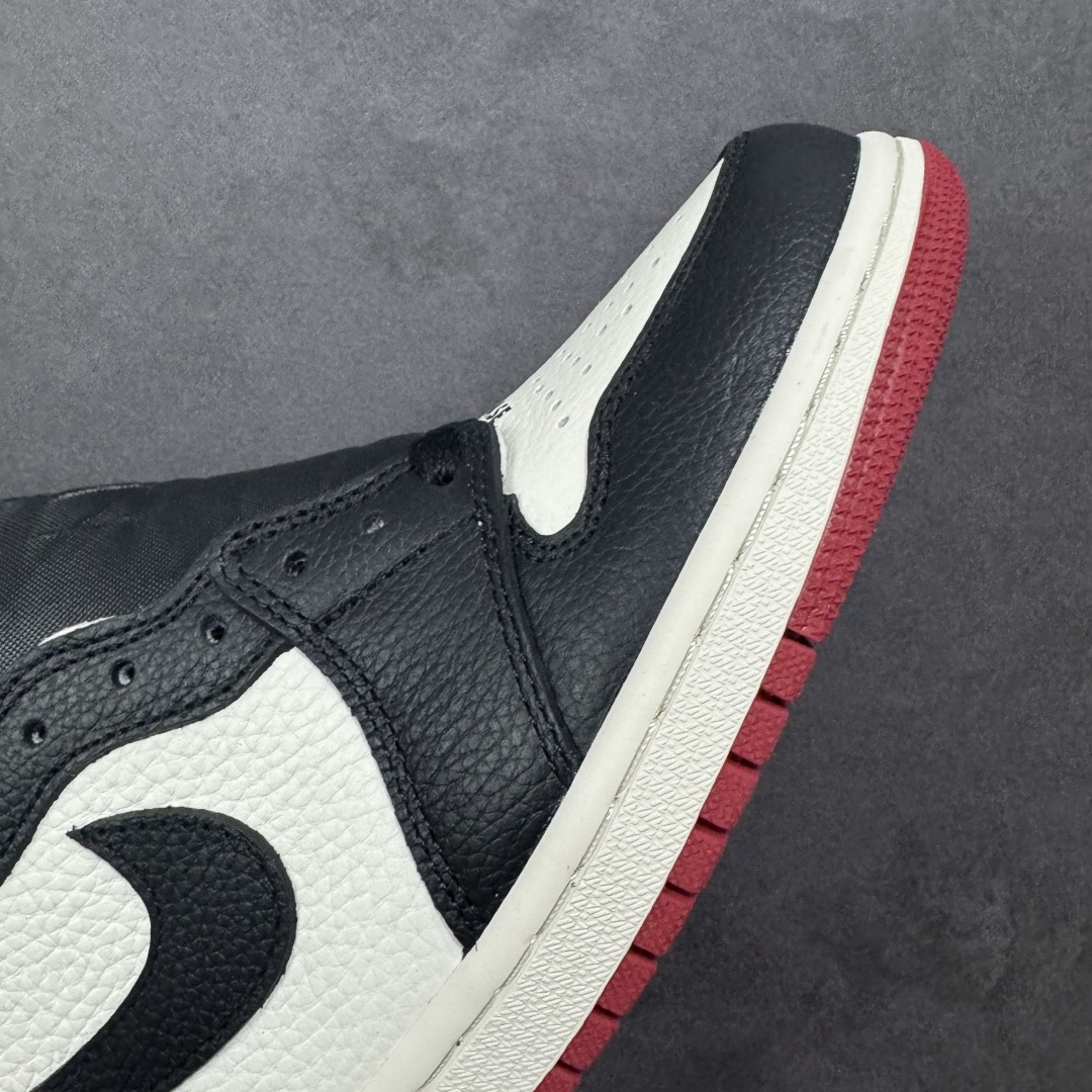 图片[5]-【公司级头层版】Air Jordan 1 High OG 高帮 AJ1 乔丹1代 aj1 乔1 高邦 金人吊牌 乔丹篮球鞋系列861428-106 采用正确头层皮组合荔枝纹头层皮革鞋面材质 中底注胶孔及缜密中底拉帮工艺 内置气垫及耐磨橡胶大底 尺码：36-47带半码-选品中心