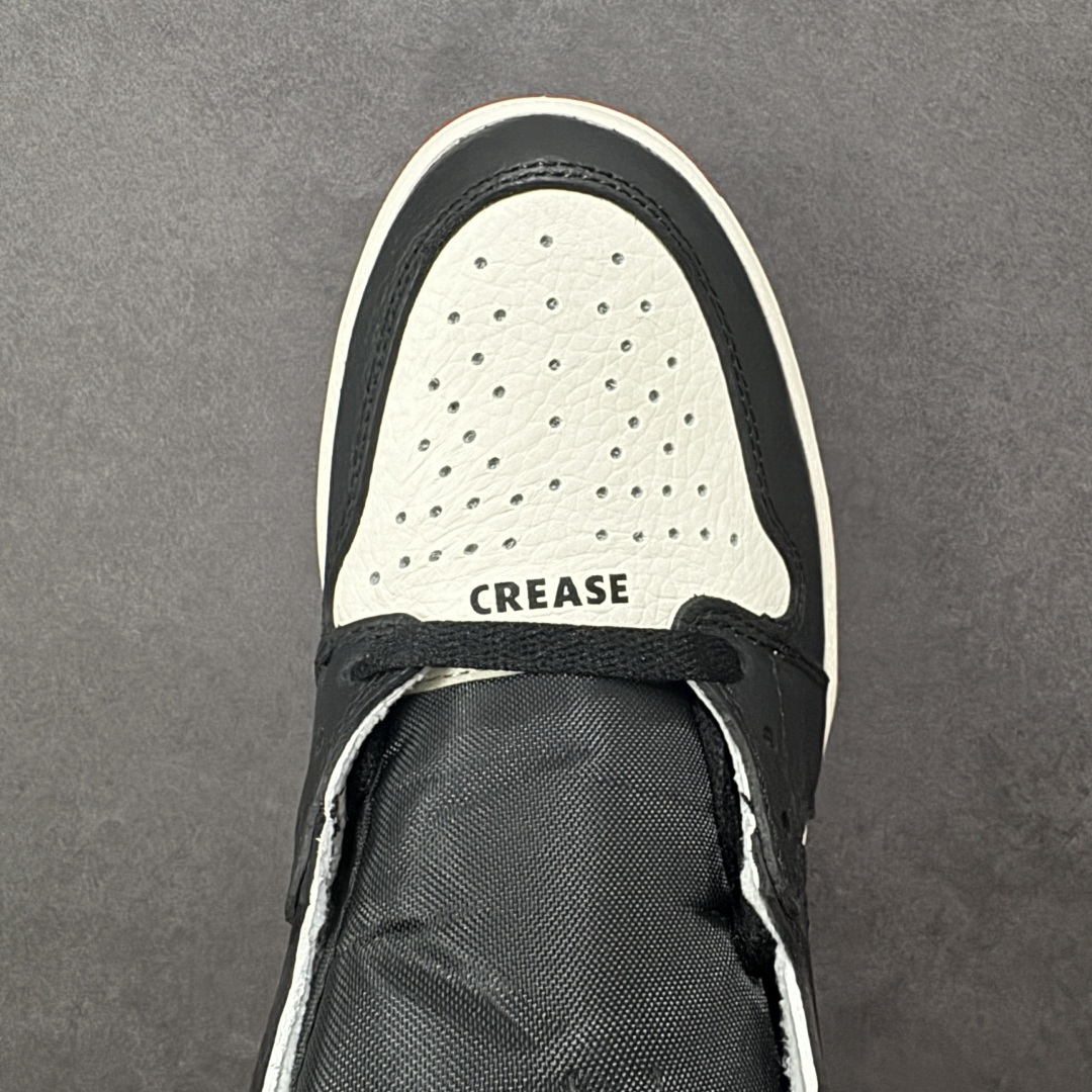 图片[8]-【公司级头层版】Air Jordan 1 High OG 高帮 AJ1 乔丹1代 aj1 乔1 高邦 金人吊牌 乔丹篮球鞋系列861428-106 采用正确头层皮组合荔枝纹头层皮革鞋面材质 中底注胶孔及缜密中底拉帮工艺 内置气垫及耐磨橡胶大底 尺码：36-47带半码-选品中心