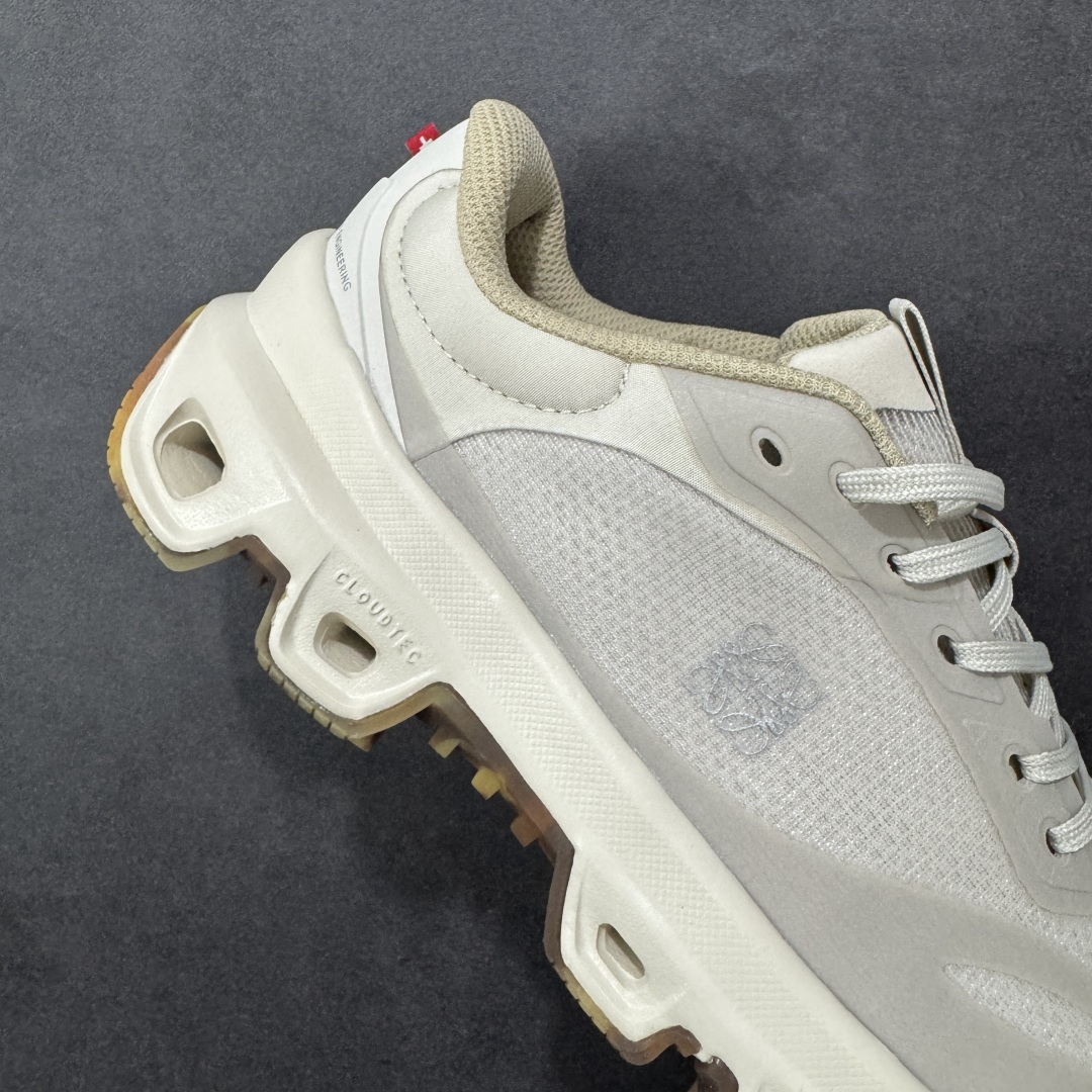 图片[6]-【PE版本】On昂跑 x LOEW罗意威2.0 Cloudtilt 舒适轻盈低帮跑步鞋 整身鞋面是一体的，包裹感很强，配合弹力鞋带，穿脱方便快捷。鞋底镂空设计，与爱步相同，脚感舒适。但不是立马就能感受的软，要走一段时间才有回馈。鞋型很秀气，日常穿着还是很合适的一款！ 货号：L929282X35 尺码：36-47-选品中心