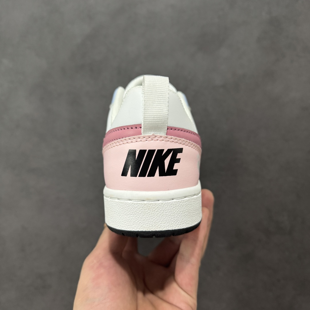 图片[4]-【公司级】Nike Court Borough V 蝴蝶结GS 白蓝粉 货号：DV5456-104 尺码：36-40-选品中心