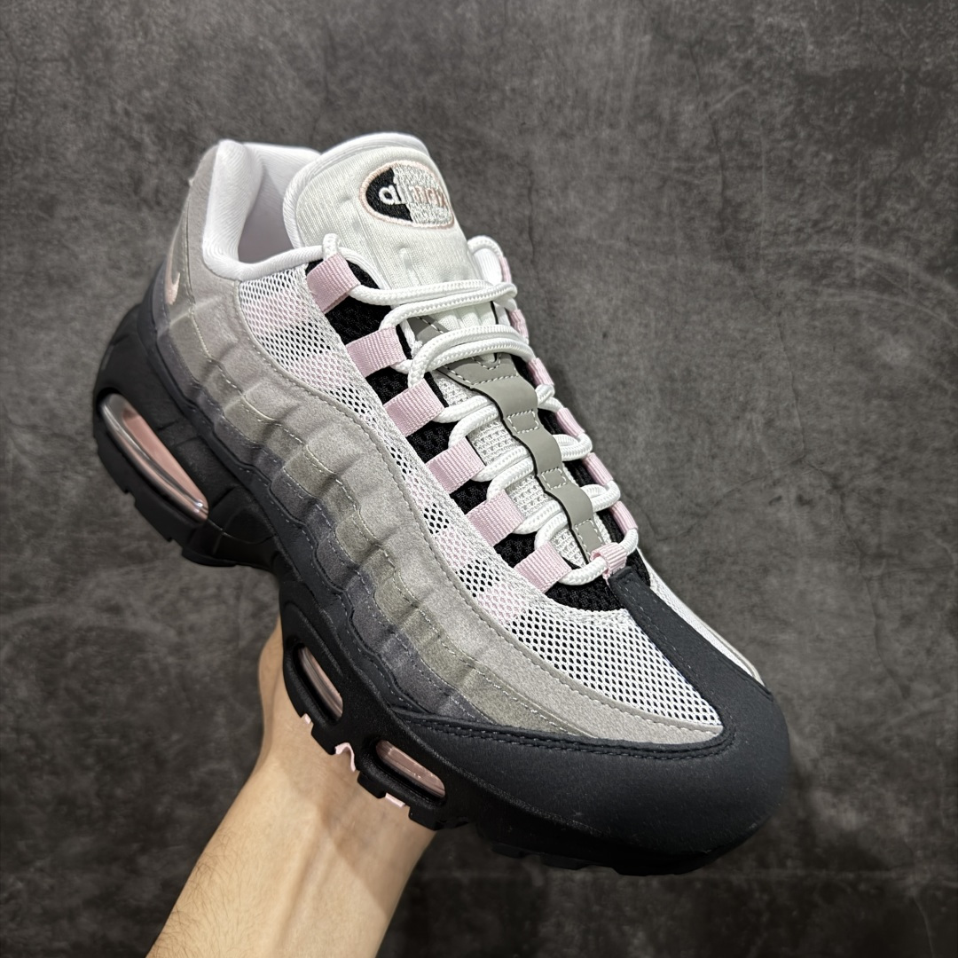 图片[3]-【KZ2.0版本】Nike Air Max 95 灰粉 货号：HJ5996-001 纯原大厂生产线出品 原厂材料 原厂楦头 市场正确版本 区分错版 尺码：40 41 42 43 44 45 46 47.5 48 48.5-选品中心