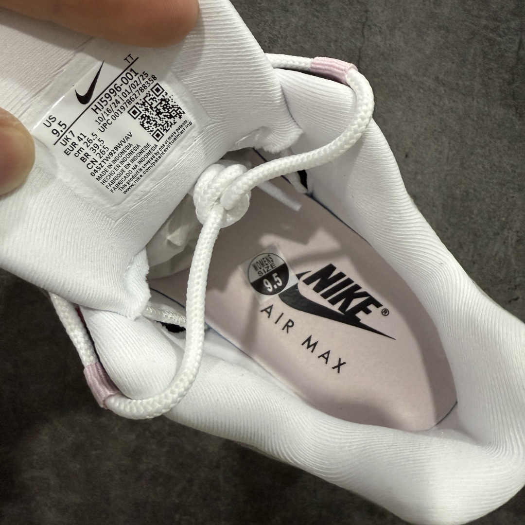 图片[7]-【KZ2.0版本】Nike Air Max 95 灰粉 货号：HJ5996-001 纯原大厂生产线出品 原厂材料 原厂楦头 市场正确版本 区分错版 尺码：40 41 42 43 44 45 46 47.5 48 48.5-选品中心
