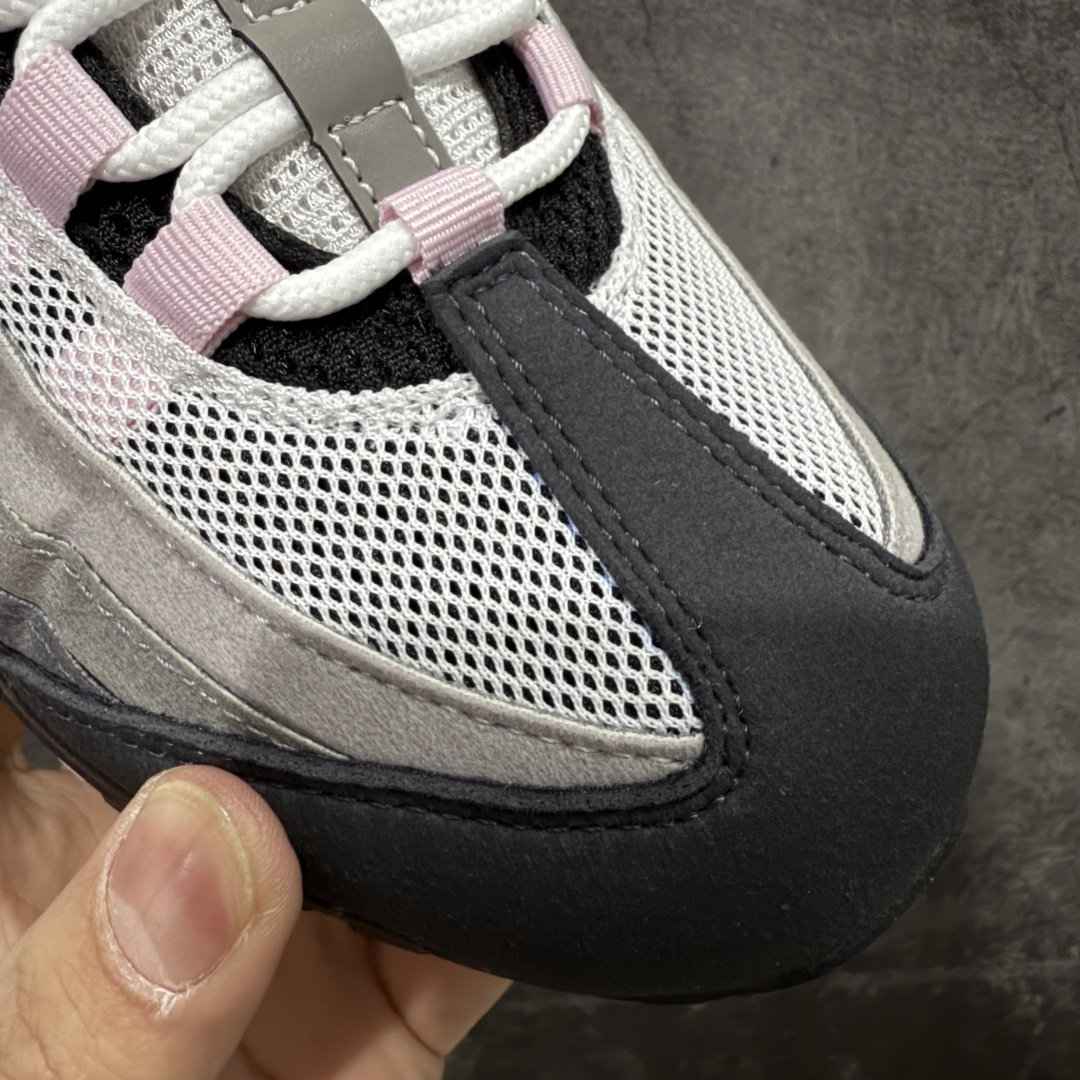图片[5]-【KZ2.0版本】Nike Air Max 95 灰粉 货号：HJ5996-001 纯原大厂生产线出品 原厂材料 原厂楦头 市场正确版本 区分错版 尺码：40 41 42 43 44 45 46 47.5 48 48.5-选品中心