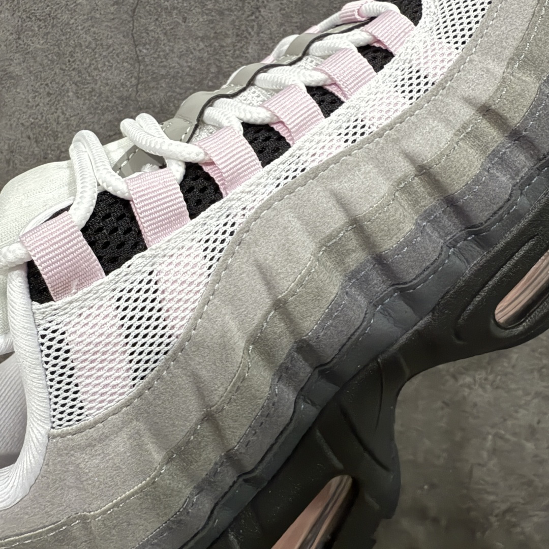 图片[4]-【KZ2.0版本】Nike Air Max 95 灰粉 货号：HJ5996-001 纯原大厂生产线出品 原厂材料 原厂楦头 市场正确版本 区分错版 尺码：40 41 42 43 44 45 46 47.5 48 48.5-选品中心