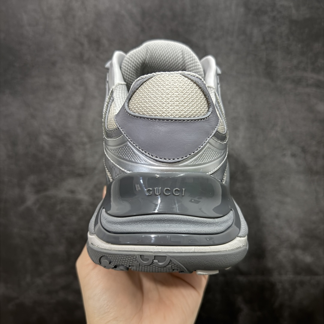 图片[4]-【天花板/Goat版本】Gucci Rhyton Vintage 古驰皮革角状复古老爹休闲运动慢跑鞋 全套专柜包装物及配件 外盒标嵌入核心防伪芯片装置及鞋子支持NFC感应读取,秒杀市面任何版本 附送原装一致鞋舌仿磨环保纸垫 意大利进口超软小牛皮+同源出厂真丝绸防尘鞋套袋 原装雪梨形超软沙绒纸团#专柜一致双透明贴标，尺码+长度#中底高弹PU材质+双层TPR无缝隙串色技术组合大底区别市面版本 #全套专柜包装物及配件#外盒标嵌入核心防伪芯片装置 秒杀市面任何版本 #意大利进口超软小牛皮+同源出厂定制真丝绸防尘鞋套袋 原装雪梨形超软沙绒纸团+细节制造精品！ 尺码：40-45-选品中心