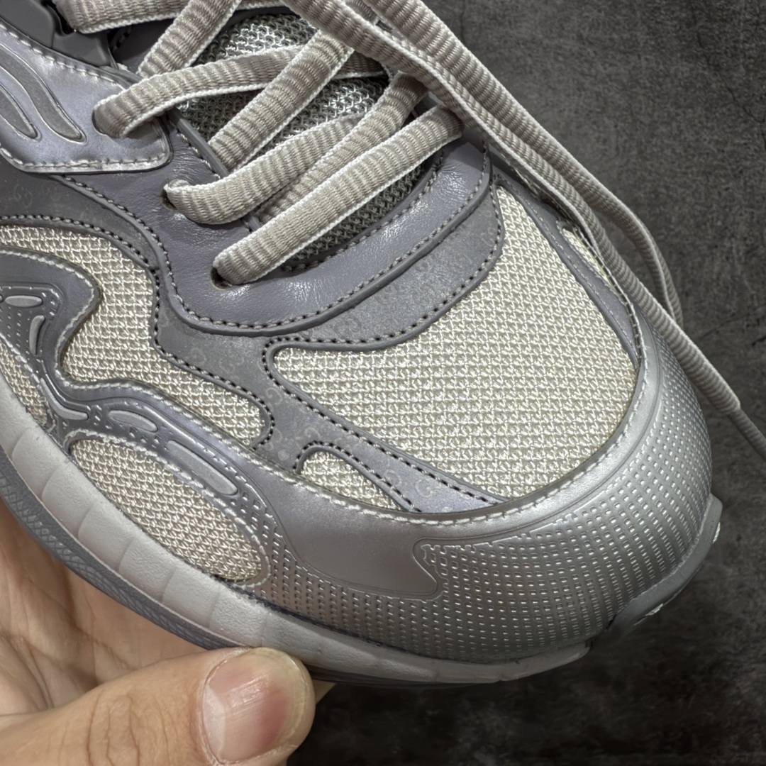 图片[4]-【天花板/Goat版本】Gucci Rhyton Vintage 古驰皮革角状复古老爹休闲运动慢跑鞋 全套专柜包装物及配件 外盒标嵌入核心防伪芯片装置及鞋子支持NFC感应读取,秒杀市面任何版本 附送原装一致鞋舌仿磨环保纸垫 意大利进口超软小牛皮+同源出厂真丝绸防尘鞋套袋 原装雪梨形超软沙绒纸团#专柜一致双透明贴标，尺码+长度#中底高弹PU材质+双层TPR无缝隙串色技术组合大底区别市面版本 #全套专柜包装物及配件#外盒标嵌入核心防伪芯片装置 秒杀市面任何版本 #意大利进口超软小牛皮+同源出厂定制真丝绸防尘鞋套袋 原装雪梨形超软沙绒纸团+细节制造精品！ 尺码：40-45-选品中心