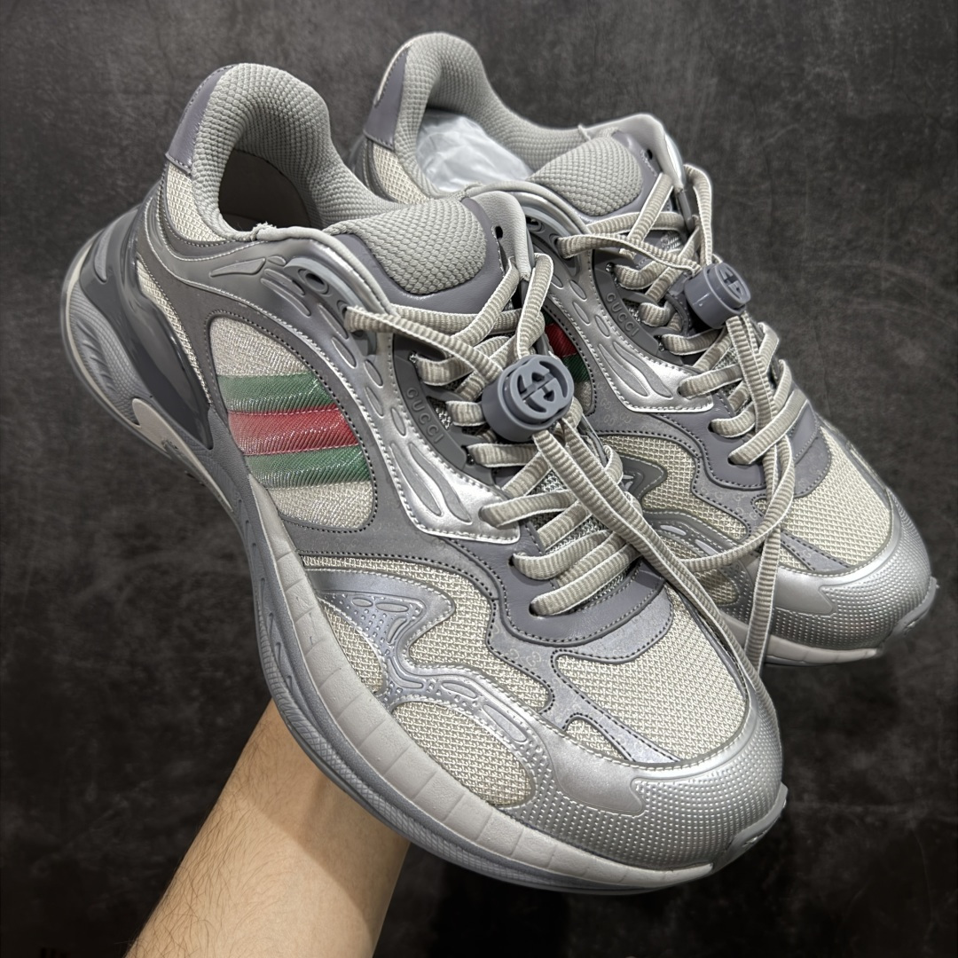 【天花板/Goat版本】Gucci Rhyton Vintage 古驰皮革角状复古老爹休闲运动慢跑鞋 全套专柜包装物及配件 外盒标嵌入核心防伪芯片装置及鞋子支持NFC感应读取,秒杀市面任何版本 附送原装一致鞋舌仿磨环保纸垫 意大利进口超软小牛皮+同源出厂真丝绸防尘鞋套袋 原装雪梨形超软沙绒纸团#专柜一致双透明贴标，尺码+长度#中底高弹PU材质+双层TPR无缝隙串色技术组合大底区别市面版本 #全套专柜包装物及配件#外盒标嵌入核心防伪芯片装置 秒杀市面任何版本 #意大利进口超软小牛皮+同源出厂定制真丝绸防尘鞋套袋 原装雪梨形超软沙绒纸团+细节制造精品！ 尺码：40-45-选品中心