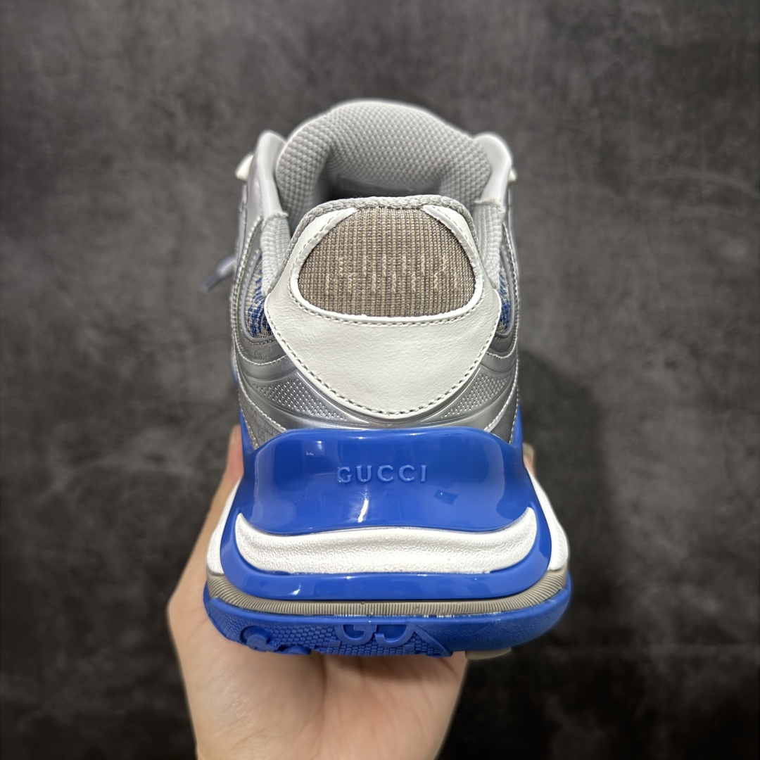 图片[4]-【天花板/Goat版本】Gucci Rhyton Vintage 古驰皮革角状复古老爹休闲运动慢跑鞋 全套专柜包装物及配件 外盒标嵌入核心防伪芯片装置及鞋子支持NFC感应读取,秒杀市面任何版本 附送原装一致鞋舌仿磨环保纸垫 意大利进口超软小牛皮+同源出厂真丝绸防尘鞋套袋 原装雪梨形超软沙绒纸团#专柜一致双透明贴标，尺码+长度#中底高弹PU材质+双层TPR无缝隙串色技术组合大底区别市面版本 #全套专柜包装物及配件#外盒标嵌入核心防伪芯片装置 秒杀市面任何版本 #意大利进口超软小牛皮+同源出厂定制真丝绸防尘鞋套袋 原装雪梨形超软沙绒纸团+细节制造精品！ 尺码：40-45-选品中心