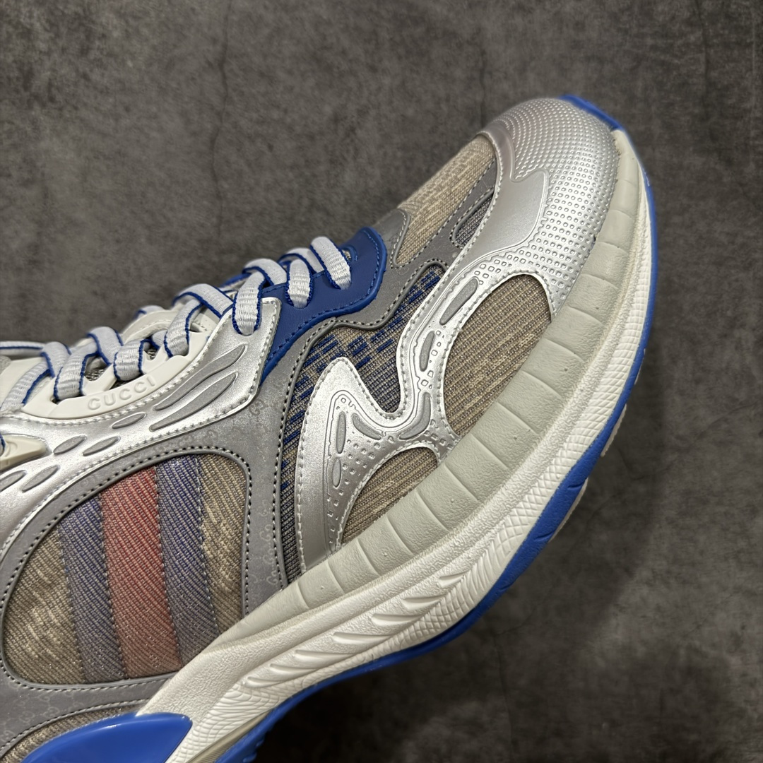 图片[6]-【天花板/Goat版本】Gucci Rhyton Vintage 古驰皮革角状复古老爹休闲运动慢跑鞋 全套专柜包装物及配件 外盒标嵌入核心防伪芯片装置及鞋子支持NFC感应读取,秒杀市面任何版本 附送原装一致鞋舌仿磨环保纸垫 意大利进口超软小牛皮+同源出厂真丝绸防尘鞋套袋 原装雪梨形超软沙绒纸团#专柜一致双透明贴标，尺码+长度#中底高弹PU材质+双层TPR无缝隙串色技术组合大底区别市面版本 #全套专柜包装物及配件#外盒标嵌入核心防伪芯片装置 秒杀市面任何版本 #意大利进口超软小牛皮+同源出厂定制真丝绸防尘鞋套袋 原装雪梨形超软沙绒纸团+细节制造精品！ 尺码：40-45-选品中心