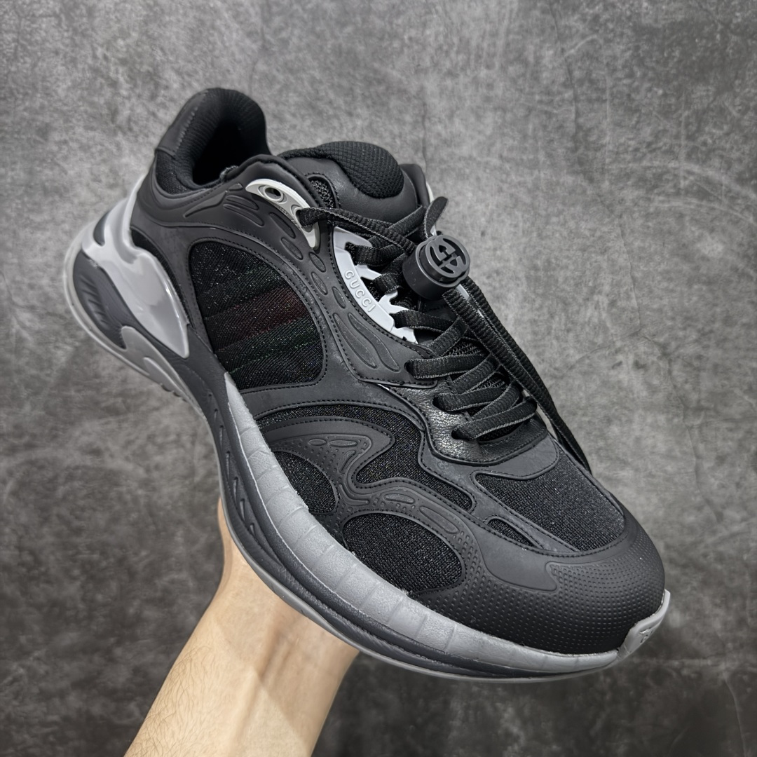 图片[3]-【天花板/Goat版本】Gucci Rhyton Vintage 古驰皮革角状复古老爹休闲运动慢跑鞋 全套专柜包装物及配件 外盒标嵌入核心防伪芯片装置及鞋子支持NFC感应读取,秒杀市面任何版本 附送原装一致鞋舌仿磨环保纸垫 意大利进口超软小牛皮+同源出厂真丝绸防尘鞋套袋 原装雪梨形超软沙绒纸团#专柜一致双透明贴标，尺码+长度#中底高弹PU材质+双层TPR无缝隙串色技术组合大底区别市面版本 #全套专柜包装物及配件#外盒标嵌入核心防伪芯片装置 秒杀市面任何版本 #意大利进口超软小牛皮+同源出厂定制真丝绸防尘鞋套袋 原装雪梨形超软沙绒纸团+细节制造精品！ 尺码：40-45-选品中心