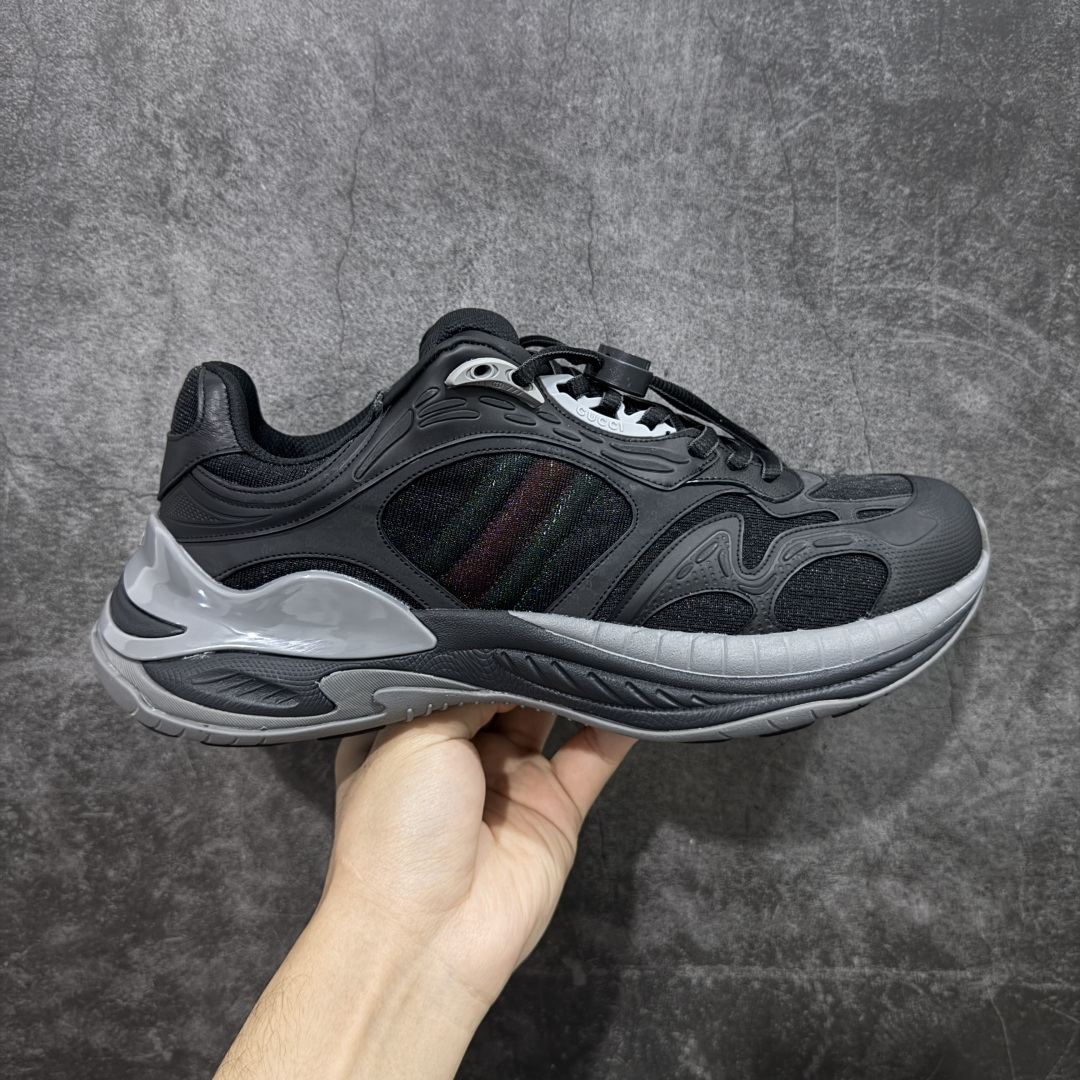 【天花板/Goat版本】Gucci Rhyton Vintage 古驰皮革角状复古老爹休闲运动慢跑鞋 全套专柜包装物及配件 外盒标嵌入核心防伪芯片装置及鞋子支持NFC感应读取,秒杀市面任何版本 附送原装一致鞋舌仿磨环保纸垫 意大利进口超软小牛皮+同源出厂真丝绸防尘鞋套袋 原装雪梨形超软沙绒纸团#专柜一致双透明贴标，尺码+长度#中底高弹PU材质+双层TPR无缝隙串色技术组合大底区别市面版本 #全套专柜包装物及配件#外盒标嵌入核心防伪芯片装置 秒杀市面任何版本 #意大利进口超软小牛皮+同源出厂定制真丝绸防尘鞋套袋 原装雪梨形超软沙绒纸团+细节制造精品！ 尺码：40-45-选品中心