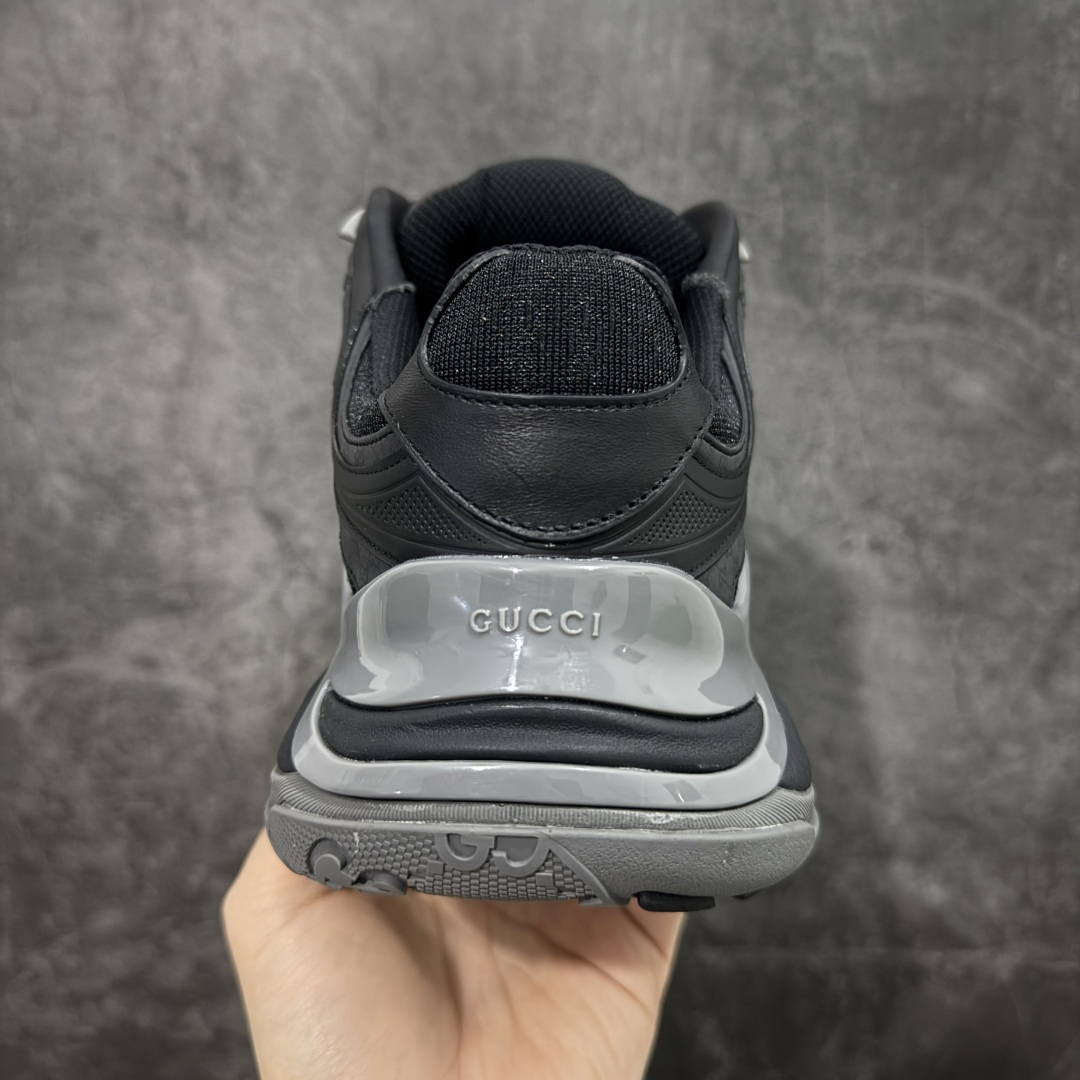 图片[4]-【天花板/Goat版本】Gucci Rhyton Vintage 古驰皮革角状复古老爹休闲运动慢跑鞋 全套专柜包装物及配件 外盒标嵌入核心防伪芯片装置及鞋子支持NFC感应读取,秒杀市面任何版本 附送原装一致鞋舌仿磨环保纸垫 意大利进口超软小牛皮+同源出厂真丝绸防尘鞋套袋 原装雪梨形超软沙绒纸团#专柜一致双透明贴标，尺码+长度#中底高弹PU材质+双层TPR无缝隙串色技术组合大底区别市面版本 #全套专柜包装物及配件#外盒标嵌入核心防伪芯片装置 秒杀市面任何版本 #意大利进口超软小牛皮+同源出厂定制真丝绸防尘鞋套袋 原装雪梨形超软沙绒纸团+细节制造精品！ 尺码：40-45-选品中心