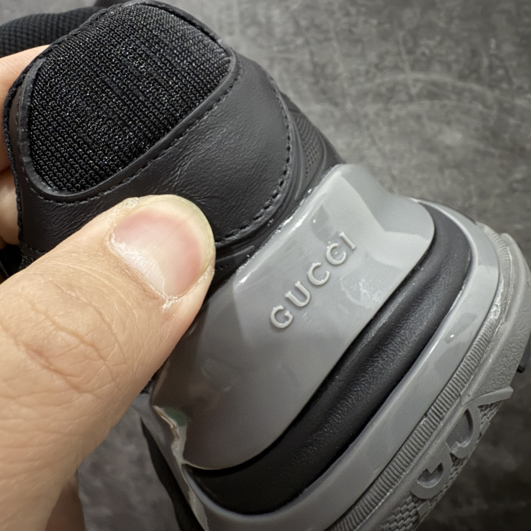 图片[2]-【天花板/Goat版本】Gucci Rhyton Vintage 古驰皮革角状复古老爹休闲运动慢跑鞋 全套专柜包装物及配件 外盒标嵌入核心防伪芯片装置及鞋子支持NFC感应读取,秒杀市面任何版本 附送原装一致鞋舌仿磨环保纸垫 意大利进口超软小牛皮+同源出厂真丝绸防尘鞋套袋 原装雪梨形超软沙绒纸团#专柜一致双透明贴标，尺码+长度#中底高弹PU材质+双层TPR无缝隙串色技术组合大底区别市面版本 #全套专柜包装物及配件#外盒标嵌入核心防伪芯片装置 秒杀市面任何版本 #意大利进口超软小牛皮+同源出厂定制真丝绸防尘鞋套袋 原装雪梨形超软沙绒纸团+细节制造精品！ 尺码：40-45-选品中心