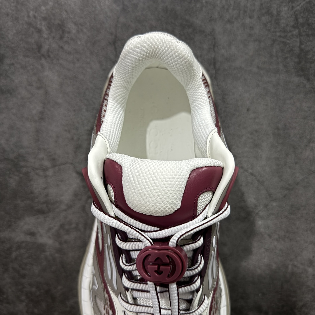 图片[8]-【天花板/Goat版本】Gucci Rhyton Vintage 古驰皮革角状复古老爹休闲运动慢跑鞋 全套专柜包装物及配件 外盒标嵌入核心防伪芯片装置及鞋子支持NFC感应读取,秒杀市面任何版本 附送原装一致鞋舌仿磨环保纸垫 意大利进口超软小牛皮+同源出厂真丝绸防尘鞋套袋 原装雪梨形超软沙绒纸团#专柜一致双透明贴标，尺码+长度#中底高弹PU材质+双层TPR无缝隙串色技术组合大底区别市面版本 #全套专柜包装物及配件#外盒标嵌入核心防伪芯片装置 秒杀市面任何版本 #意大利进口超软小牛皮+同源出厂定制真丝绸防尘鞋套袋 原装雪梨形超软沙绒纸团+细节制造精品！ 尺码：36-45-选品中心