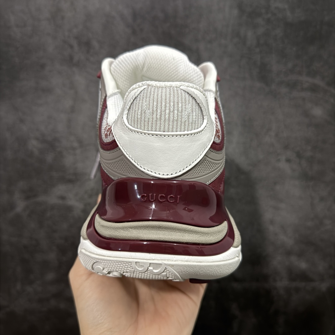 图片[4]-【天花板/Goat版本】Gucci Rhyton Vintage 古驰皮革角状复古老爹休闲运动慢跑鞋 全套专柜包装物及配件 外盒标嵌入核心防伪芯片装置及鞋子支持NFC感应读取,秒杀市面任何版本 附送原装一致鞋舌仿磨环保纸垫 意大利进口超软小牛皮+同源出厂真丝绸防尘鞋套袋 原装雪梨形超软沙绒纸团#专柜一致双透明贴标，尺码+长度#中底高弹PU材质+双层TPR无缝隙串色技术组合大底区别市面版本 #全套专柜包装物及配件#外盒标嵌入核心防伪芯片装置 秒杀市面任何版本 #意大利进口超软小牛皮+同源出厂定制真丝绸防尘鞋套袋 原装雪梨形超软沙绒纸团+细节制造精品！ 尺码：36-45-选品中心