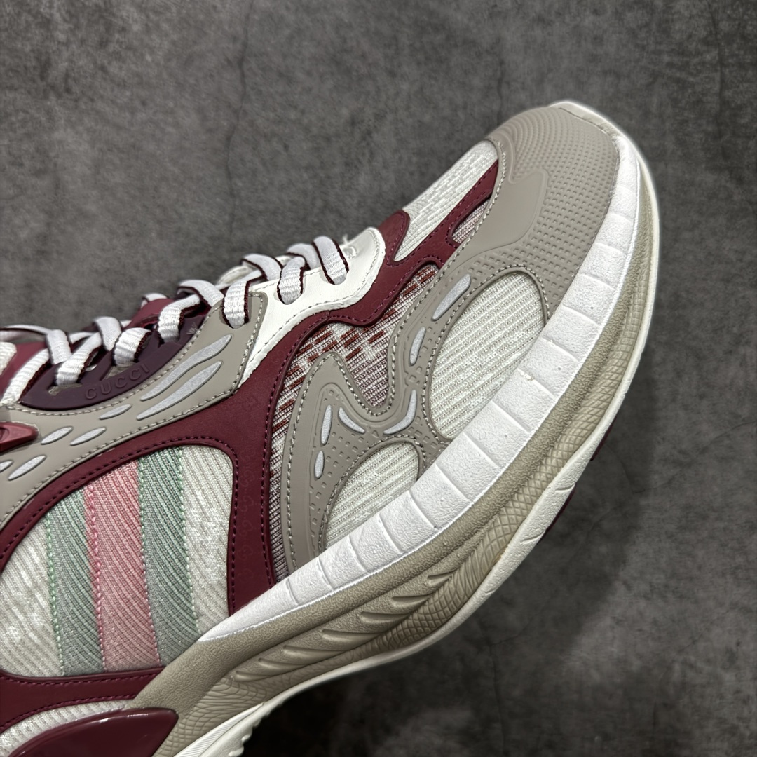 图片[6]-【天花板/Goat版本】Gucci Rhyton Vintage 古驰皮革角状复古老爹休闲运动慢跑鞋 全套专柜包装物及配件 外盒标嵌入核心防伪芯片装置及鞋子支持NFC感应读取,秒杀市面任何版本 附送原装一致鞋舌仿磨环保纸垫 意大利进口超软小牛皮+同源出厂真丝绸防尘鞋套袋 原装雪梨形超软沙绒纸团#专柜一致双透明贴标，尺码+长度#中底高弹PU材质+双层TPR无缝隙串色技术组合大底区别市面版本 #全套专柜包装物及配件#外盒标嵌入核心防伪芯片装置 秒杀市面任何版本 #意大利进口超软小牛皮+同源出厂定制真丝绸防尘鞋套袋 原装雪梨形超软沙绒纸团+细节制造精品！ 尺码：36-45-选品中心