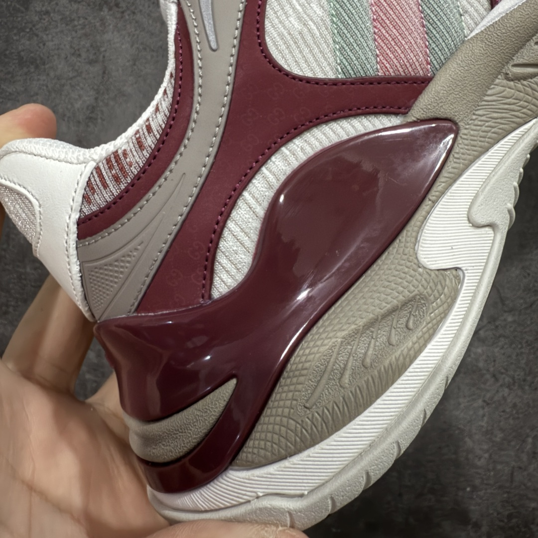 图片[3]-【天花板/Goat版本】Gucci Rhyton Vintage 古驰皮革角状复古老爹休闲运动慢跑鞋 全套专柜包装物及配件 外盒标嵌入核心防伪芯片装置及鞋子支持NFC感应读取,秒杀市面任何版本 附送原装一致鞋舌仿磨环保纸垫 意大利进口超软小牛皮+同源出厂真丝绸防尘鞋套袋 原装雪梨形超软沙绒纸团#专柜一致双透明贴标，尺码+长度#中底高弹PU材质+双层TPR无缝隙串色技术组合大底区别市面版本 #全套专柜包装物及配件#外盒标嵌入核心防伪芯片装置 秒杀市面任何版本 #意大利进口超软小牛皮+同源出厂定制真丝绸防尘鞋套袋 原装雪梨形超软沙绒纸团+细节制造精品！ 尺码：36-45-选品中心