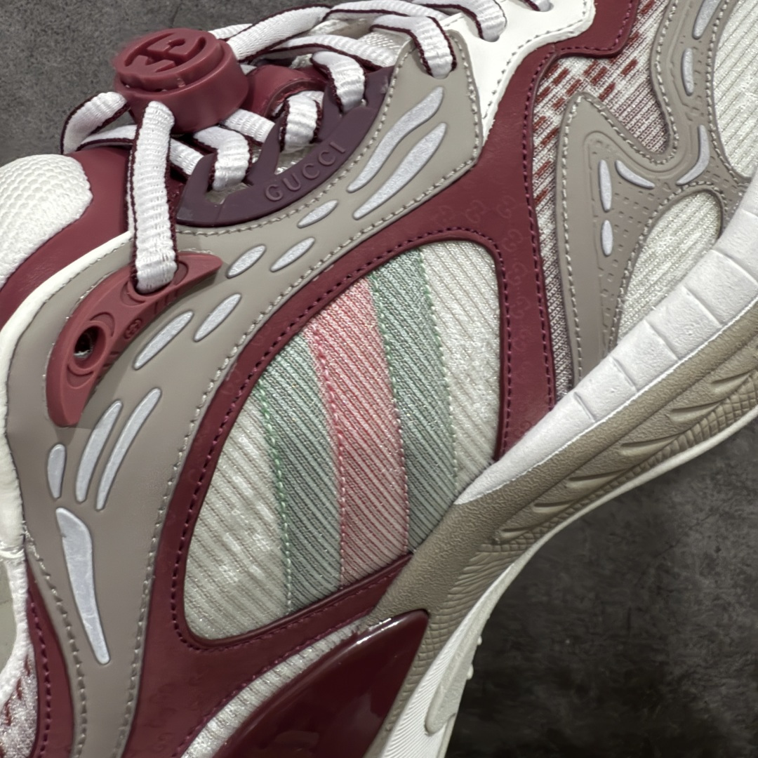 图片[4]-【天花板/Goat版本】Gucci Rhyton Vintage 古驰皮革角状复古老爹休闲运动慢跑鞋 全套专柜包装物及配件 外盒标嵌入核心防伪芯片装置及鞋子支持NFC感应读取,秒杀市面任何版本 附送原装一致鞋舌仿磨环保纸垫 意大利进口超软小牛皮+同源出厂真丝绸防尘鞋套袋 原装雪梨形超软沙绒纸团#专柜一致双透明贴标，尺码+长度#中底高弹PU材质+双层TPR无缝隙串色技术组合大底区别市面版本 #全套专柜包装物及配件#外盒标嵌入核心防伪芯片装置 秒杀市面任何版本 #意大利进口超软小牛皮+同源出厂定制真丝绸防尘鞋套袋 原装雪梨形超软沙绒纸团+细节制造精品！ 尺码：36-45-选品中心