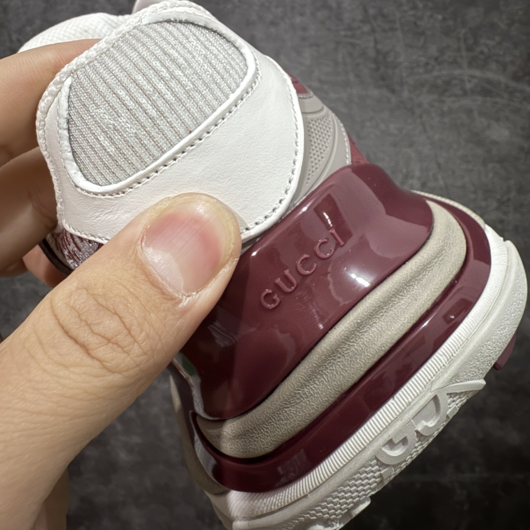 图片[2]-【天花板/Goat版本】Gucci Rhyton Vintage 古驰皮革角状复古老爹休闲运动慢跑鞋 全套专柜包装物及配件 外盒标嵌入核心防伪芯片装置及鞋子支持NFC感应读取,秒杀市面任何版本 附送原装一致鞋舌仿磨环保纸垫 意大利进口超软小牛皮+同源出厂真丝绸防尘鞋套袋 原装雪梨形超软沙绒纸团#专柜一致双透明贴标，尺码+长度#中底高弹PU材质+双层TPR无缝隙串色技术组合大底区别市面版本 #全套专柜包装物及配件#外盒标嵌入核心防伪芯片装置 秒杀市面任何版本 #意大利进口超软小牛皮+同源出厂定制真丝绸防尘鞋套袋 原装雪梨形超软沙绒纸团+细节制造精品！ 尺码：36-45-选品中心