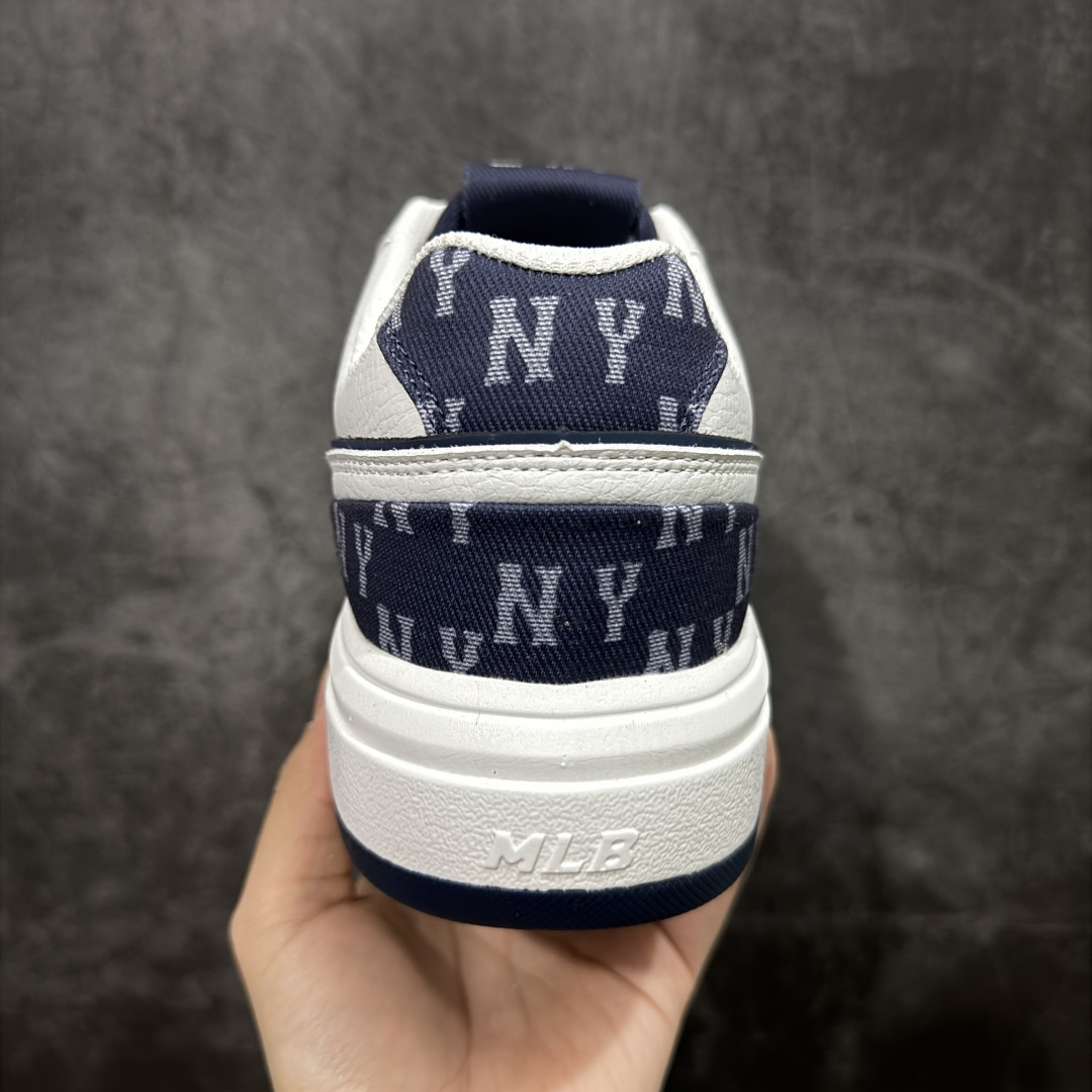 图片[4]-【纯原订单】MLB Chunky Liner Basic NY复古印花学长鞋系列低帮轻量增高厚底百搭休闲运动慢跑鞋板鞋 Korea韩国联名NY美国榄球纽约洋基队限定 市场第一梯队品质 韩国代购版本 MLB专用菱形双针中底布 重点细节中底布带注胶孔 原厂NFC感应吊牌 支持鉴定 一个两位数 原盒原标 全套原楦原纸板原厂数据开发 中韩文保养标贴 绿色防霉片 平台代购专供 独家一比一RB+MD组合大底 高频后跟小人Logo精准对位立体饱满 正确网布加超迁鞋面 转印中底走线紧密 转印Logo工艺表层防刮不掉色 尺码：36 36.5 37.5 38 38.5 39 40 40.5 41 42 42.5 43 44 44.5 45-选品中心