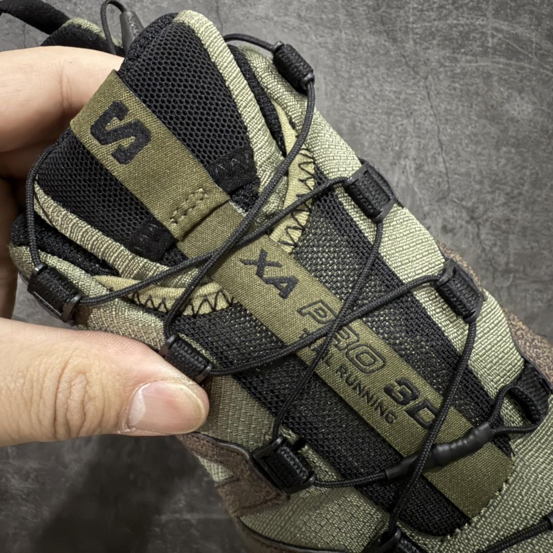 图片[5]-【666版本】SALOMON 萨洛蒙 XA PRO 3D 户外运动 网布减震防滑透气 低帮跑步鞋 男女同款 马年限定 马毛 477974 全新品质 巅峰之作 所有配色均购物原版拆解1：1开发 原材料打造 非市场公版便宜货 私模大底 清洁度比市场所有版本都高 全套原纸板楦头开发 原厂网布配套 确保原汁原味 完美呈现版型 原档数据独家私模五层组合大底 男女鞋同步官方开发至46 原装Ortholite轻量化鞋垫 中底布带钢印编号 原厂TPU锁扣 进口港宝加持 后跟自然饱满 还原公司包裹性 鞋面采用SENSIFT贴合技术 全方位贴合包裹脚型 鞋跟部鞋底牵引设计 提供强大的抓地性能 更适应野外崎岖不平的道路 其3D ADVANCED CHASSIS底盘 材料轻量大化 钉齿设计更具稳定性 防护性 鞋底易磨损区运用CONTAGRIP高耐磨材料 应对城市硬质路面长距离跑考验 尺码：36 36.5 37.5 38 38.5 39 40 40.5 41 42 42.5 43 44 45 46-选品中心