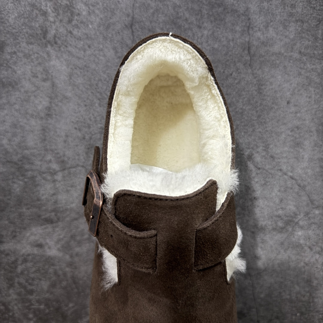 图片[8]-【莞顶G版】Birkenstock\\t 勃肯/博肯软木软底全包 羊毛一体休闲鞋 十年ZP代工厂老师傅工艺 纯手工打造原汁原味博肯 市场最强版 没有之一 鞋面设计：选用陸丰A级进口羊皮毛，质地细腻，手感丰满；尺寸间障均匀，柔软，深度保暖；吸湿，进气，排汗 鞋子内里：化质澳洲羔羊皮分子结构可将水蒸气吸进多孔构体中，吸湿性好，透气性极住，保持脚底干爽 鞋底设计：型模EVA极富弹性，加持胎面设计，升级版独家私模，柔软回弹性好，耐折耐磨，防滑防踢 尺码： 35 36 37 38 39 40-选品中心