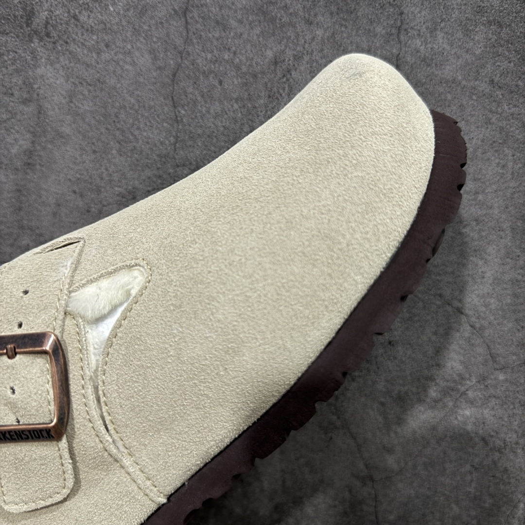 图片[6]-【莞顶G版】Birkenstock\\t 勃肯/博肯软木软底全包 羊毛一体休闲鞋 十年ZP代工厂老师傅工艺 纯手工打造原汁原味博肯 市场最强版 没有之一 鞋面设计：选用陸丰A级进口羊皮毛，质地细腻，手感丰满；尺寸间障均匀，柔软，深度保暖；吸湿，进气，排汗 鞋子内里：化质澳洲羔羊皮分子结构可将水蒸气吸进多孔构体中，吸湿性好，透气性极住，保持脚底干爽 鞋底设计：型模EVA极富弹性，加持胎面设计，升级版独家私模，柔软回弹性好，耐折耐磨，防滑防踢 尺码： 35 36 37 38 39 40-选品中心