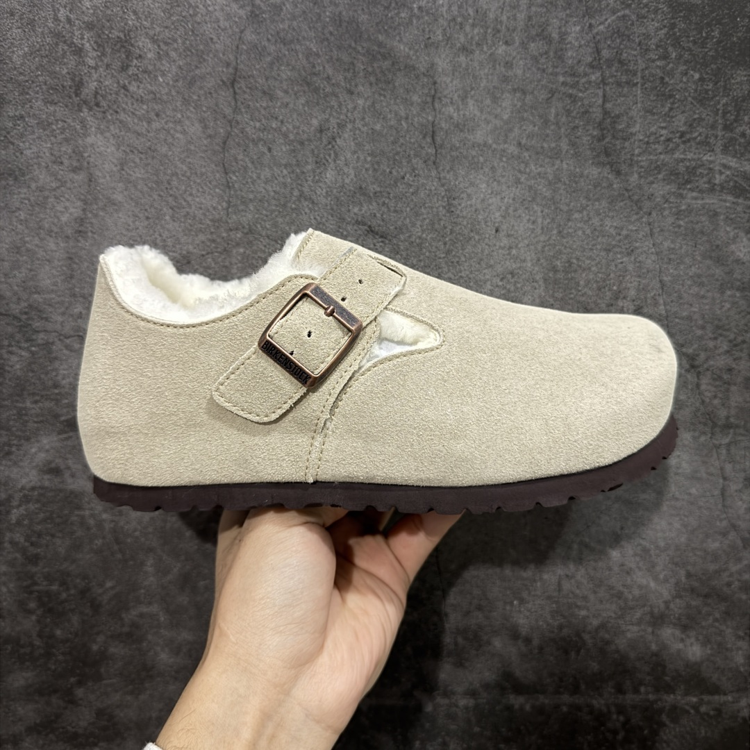 【莞顶G版】Birkenstock\\t 勃肯/博肯软木软底全包 羊毛一体休闲鞋 十年ZP代工厂老师傅工艺 纯手工打造原汁原味博肯 市场最强版 没有之一 鞋面设计：选用陸丰A级进口羊皮毛，质地细腻，手感丰满；尺寸间障均匀，柔软，深度保暖；吸湿，进气，排汗 鞋子内里：化质澳洲羔羊皮分子结构可将水蒸气吸进多孔构体中，吸湿性好，透气性极住，保持脚底干爽 鞋底设计：型模EVA极富弹性，加持胎面设计，升级版独家私模，柔软回弹性好，耐折耐磨，防滑防踢 尺码： 35 36 37 38 39 40-选品中心
