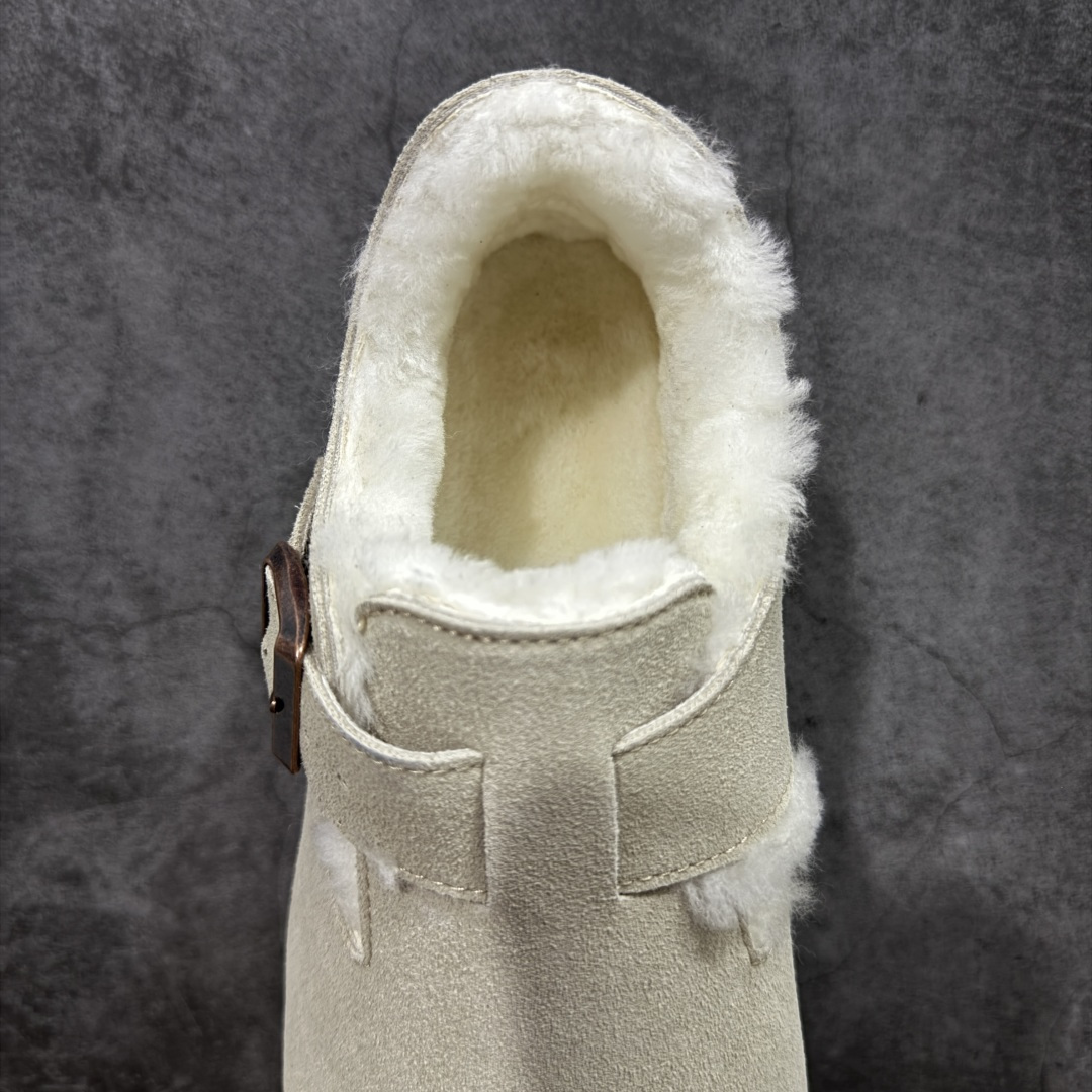 图片[8]-【莞顶G版】Birkenstock\\t 勃肯/博肯软木软底全包 羊毛一体休闲鞋 十年ZP代工厂老师傅工艺 纯手工打造原汁原味博肯 市场最强版 没有之一 鞋面设计：选用陸丰A级进口羊皮毛，质地细腻，手感丰满；尺寸间障均匀，柔软，深度保暖；吸湿，进气，排汗 鞋子内里：化质澳洲羔羊皮分子结构可将水蒸气吸进多孔构体中，吸湿性好，透气性极住，保持脚底干爽 鞋底设计：型模EVA极富弹性，加持胎面设计，升级版独家私模，柔软回弹性好，耐折耐磨，防滑防踢 尺码： 35 36 37 38 39 40-选品中心