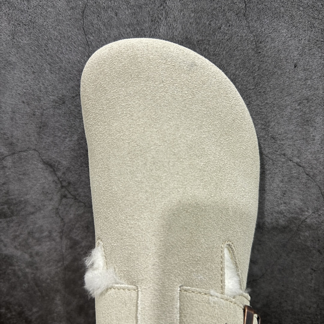 图片[5]-【莞顶G版】Birkenstock\\t 勃肯/博肯软木软底全包 羊毛一体休闲鞋 十年ZP代工厂老师傅工艺 纯手工打造原汁原味博肯 市场最强版 没有之一 鞋面设计：选用陸丰A级进口羊皮毛，质地细腻，手感丰满；尺寸间障均匀，柔软，深度保暖；吸湿，进气，排汗 鞋子内里：化质澳洲羔羊皮分子结构可将水蒸气吸进多孔构体中，吸湿性好，透气性极住，保持脚底干爽 鞋底设计：型模EVA极富弹性，加持胎面设计，升级版独家私模，柔软回弹性好，耐折耐磨，防滑防踢 尺码： 35 36 37 38 39 40-选品中心