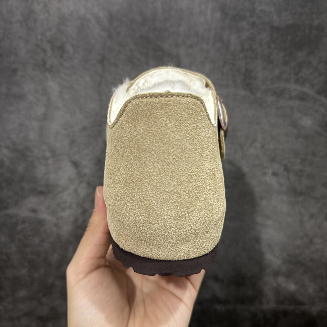 图片[4]-【莞顶G版】Birkenstock\\t 勃肯/博肯软木软底全包 羊毛一体休闲鞋 十年ZP代工厂老师傅工艺 纯手工打造原汁原味博肯 市场最强版 没有之一 鞋面设计：选用陸丰A级进口羊皮毛，质地细腻，手感丰满；尺寸间障均匀，柔软，深度保暖；吸湿，进气，排汗 鞋子内里：化质澳洲羔羊皮分子结构可将水蒸气吸进多孔构体中，吸湿性好，透气性极住，保持脚底干爽 鞋底设计：型模EVA极富弹性，加持胎面设计，升级版独家私模，柔软回弹性好，耐折耐磨，防滑防踢 尺码： 35 36 37 38 39 40-选品中心