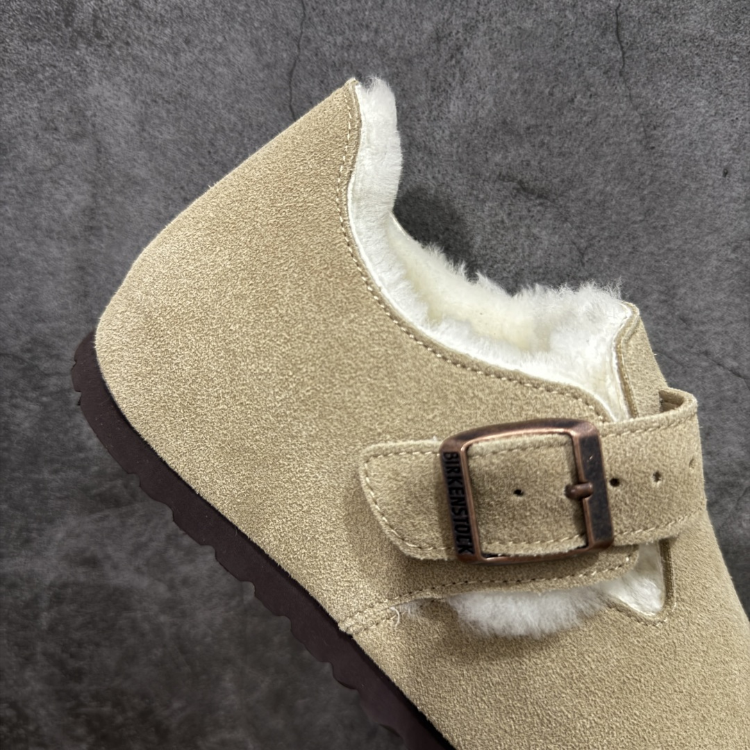 图片[7]-【莞顶G版】Birkenstock\\t 勃肯/博肯软木软底全包 羊毛一体休闲鞋 十年ZP代工厂老师傅工艺 纯手工打造原汁原味博肯 市场最强版 没有之一 鞋面设计：选用陸丰A级进口羊皮毛，质地细腻，手感丰满；尺寸间障均匀，柔软，深度保暖；吸湿，进气，排汗 鞋子内里：化质澳洲羔羊皮分子结构可将水蒸气吸进多孔构体中，吸湿性好，透气性极住，保持脚底干爽 鞋底设计：型模EVA极富弹性，加持胎面设计，升级版独家私模，柔软回弹性好，耐折耐磨，防滑防踢 尺码： 35 36 37 38 39 40-选品中心