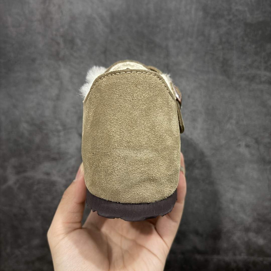 图片[4]-【莞顶G版】Birkenstock\\t 勃肯/博肯软木软底全包 羊毛一体休闲鞋 十年ZP代工厂老师傅工艺 纯手工打造原汁原味博肯 市场最强版 没有之一 鞋面设计：选用陸丰A级进口羊皮毛，质地细腻，手感丰满；尺寸间障均匀，柔软，深度保暖；吸湿，进气，排汗 鞋子内里：化质澳洲羔羊皮分子结构可将水蒸气吸进多孔构体中，吸湿性好，透气性极住，保持脚底干爽 鞋底设计：型模EVA极富弹性，加持胎面设计，升级版独家私模，柔软回弹性好，耐折耐磨，防滑防踢 尺码： 35 36 37 38 39 40-选品中心