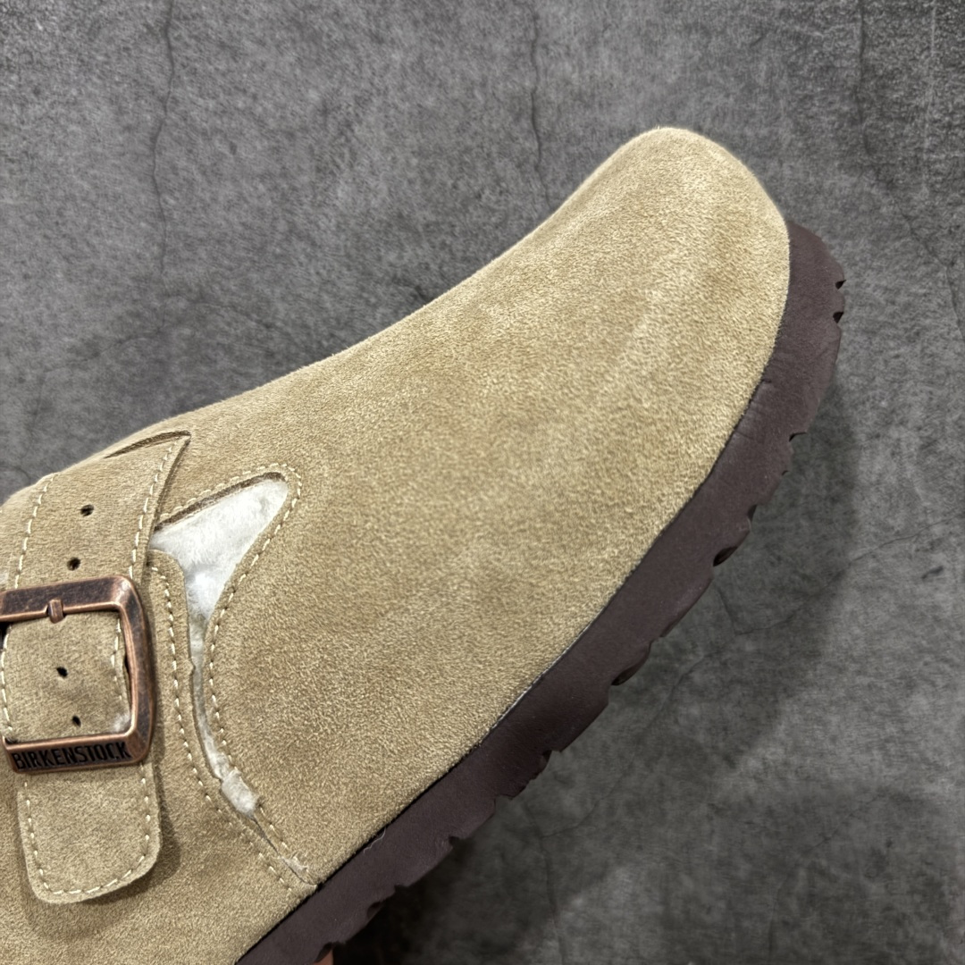 图片[6]-【莞顶G版】Birkenstock\\t 勃肯/博肯软木软底全包 羊毛一体休闲鞋 十年ZP代工厂老师傅工艺 纯手工打造原汁原味博肯 市场最强版 没有之一 鞋面设计：选用陸丰A级进口羊皮毛，质地细腻，手感丰满；尺寸间障均匀，柔软，深度保暖；吸湿，进气，排汗 鞋子内里：化质澳洲羔羊皮分子结构可将水蒸气吸进多孔构体中，吸湿性好，透气性极住，保持脚底干爽 鞋底设计：型模EVA极富弹性，加持胎面设计，升级版独家私模，柔软回弹性好，耐折耐磨，防滑防踢 尺码： 35 36 37 38 39 40-选品中心