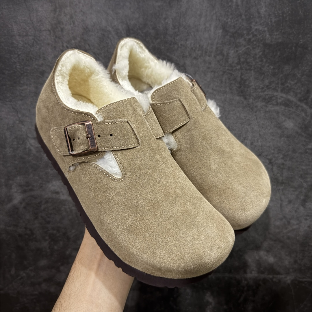 【莞顶G版】Birkenstock\\t 勃肯/博肯软木软底全包 羊毛一体休闲鞋 十年ZP代工厂老师傅工艺 纯手工打造原汁原味博肯 市场最强版 没有之一 鞋面设计：选用陸丰A级进口羊皮毛，质地细腻，手感丰满；尺寸间障均匀，柔软，深度保暖；吸湿，进气，排汗 鞋子内里：化质澳洲羔羊皮分子结构可将水蒸气吸进多孔构体中，吸湿性好，透气性极住，保持脚底干爽 鞋底设计：型模EVA极富弹性，加持胎面设计，升级版独家私模，柔软回弹性好，耐折耐磨，防滑防踢 尺码： 35 36 37 38 39 40-选品中心