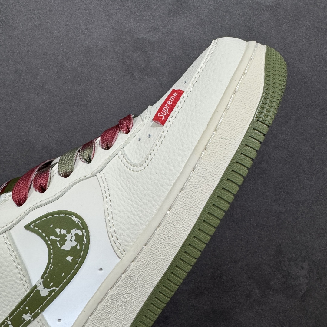 图片[5]-【定制版】Nike Air Force 1\’07 Low 联名 米红织标绿勾 空军一号低帮休闲板鞋 QW5606-273  #原楦头原纸板 原装鞋盒 定制五金配件 内置全掌气垫 原厂鞋底  尺码：36 36.5 37.5 38 38.5 39 40 40.5 41 42 42.5 43 44 44.5 45 编码：HXSB310320-选品中心