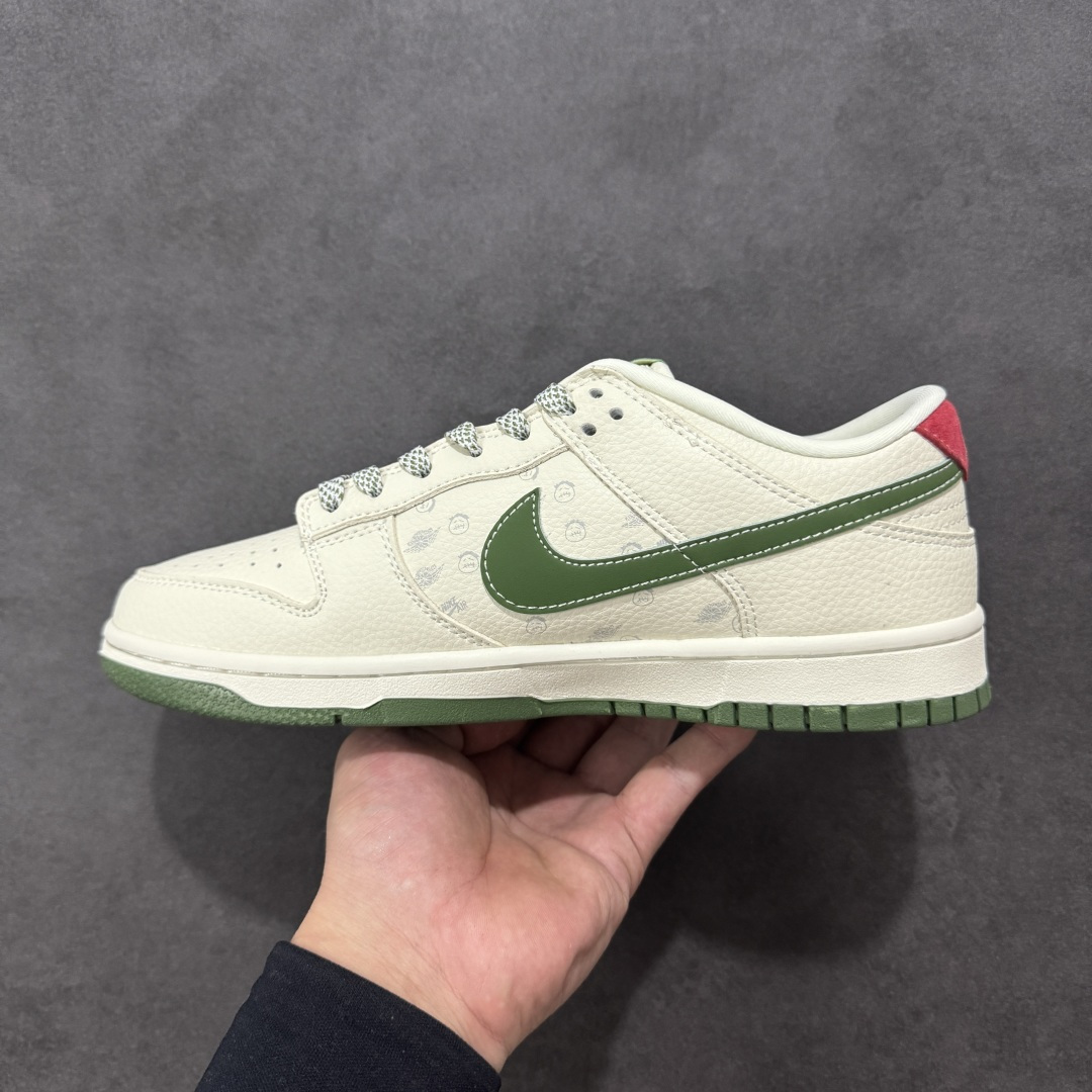 图片[2]-【定制版】Nike SB Dunk Low 鬼脸联名 奶白抹茶绿 高端定制 低帮休闲板鞋 DS6608-018  #定制鞋盒 大厂纯原品质出货 超高清洁度 皮料切割干净无任何毛边 细节完美   尺码：36 36.5 37.5 38 38.5 39 40 40.5 41 42 42.5 43 44 44.5 45 编码：HXSB330340-选品中心