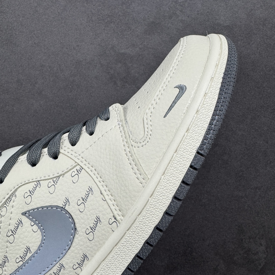 图片[5]-【公司级】Nike Jordan Air Jordan 1“ 斯图西联名——米灰印花” 高端定制 低帮 复古 减震 防滑 耐磨 篮球鞋 定制鞋盒 大厂纯原品质出货 超高清洁度 皮料切割干净无任何毛边 细节完美 货号：LL8888-001 尺码： 36 36.5 37.5 38 38.5 39 40 40.5 41 42 42.5 43 44 44.5 45-选品中心