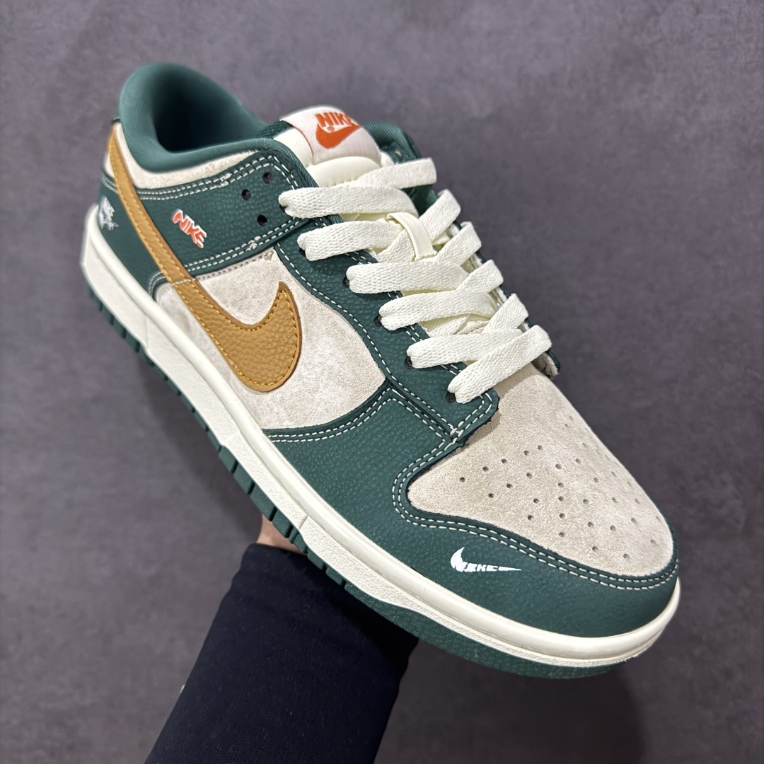 图片[3]-【定制版】Nike SB Dunk Low 卡其绿 高端定制 低帮休闲板鞋 YF9511-921  #定制鞋盒 大厂纯原品质出货 超高清洁度 皮料切割干净无任何毛边 细节完美   尺码：36 36.5 37.5 38 38.5 39 40 40.5 41 42 42.5 43 44 44.5 45 编码：HXSB330340-选品中心