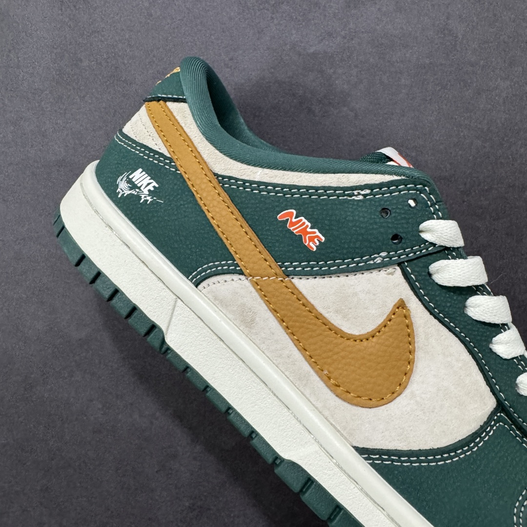 图片[6]-【定制版】Nike SB Dunk Low 卡其绿 高端定制 低帮休闲板鞋 YF9511-921  #定制鞋盒 大厂纯原品质出货 超高清洁度 皮料切割干净无任何毛边 细节完美   尺码：36 36.5 37.5 38 38.5 39 40 40.5 41 42 42.5 43 44 44.5 45 编码：HXSB330340-选品中心