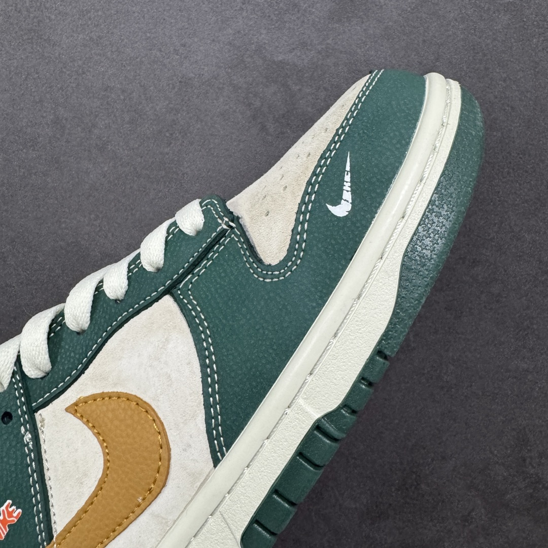 图片[5]-【定制版】Nike SB Dunk Low 卡其绿 高端定制 低帮休闲板鞋 YF9511-921  #定制鞋盒 大厂纯原品质出货 超高清洁度 皮料切割干净无任何毛边 细节完美   尺码：36 36.5 37.5 38 38.5 39 40 40.5 41 42 42.5 43 44 44.5 45 编码：HXSB330340-选品中心
