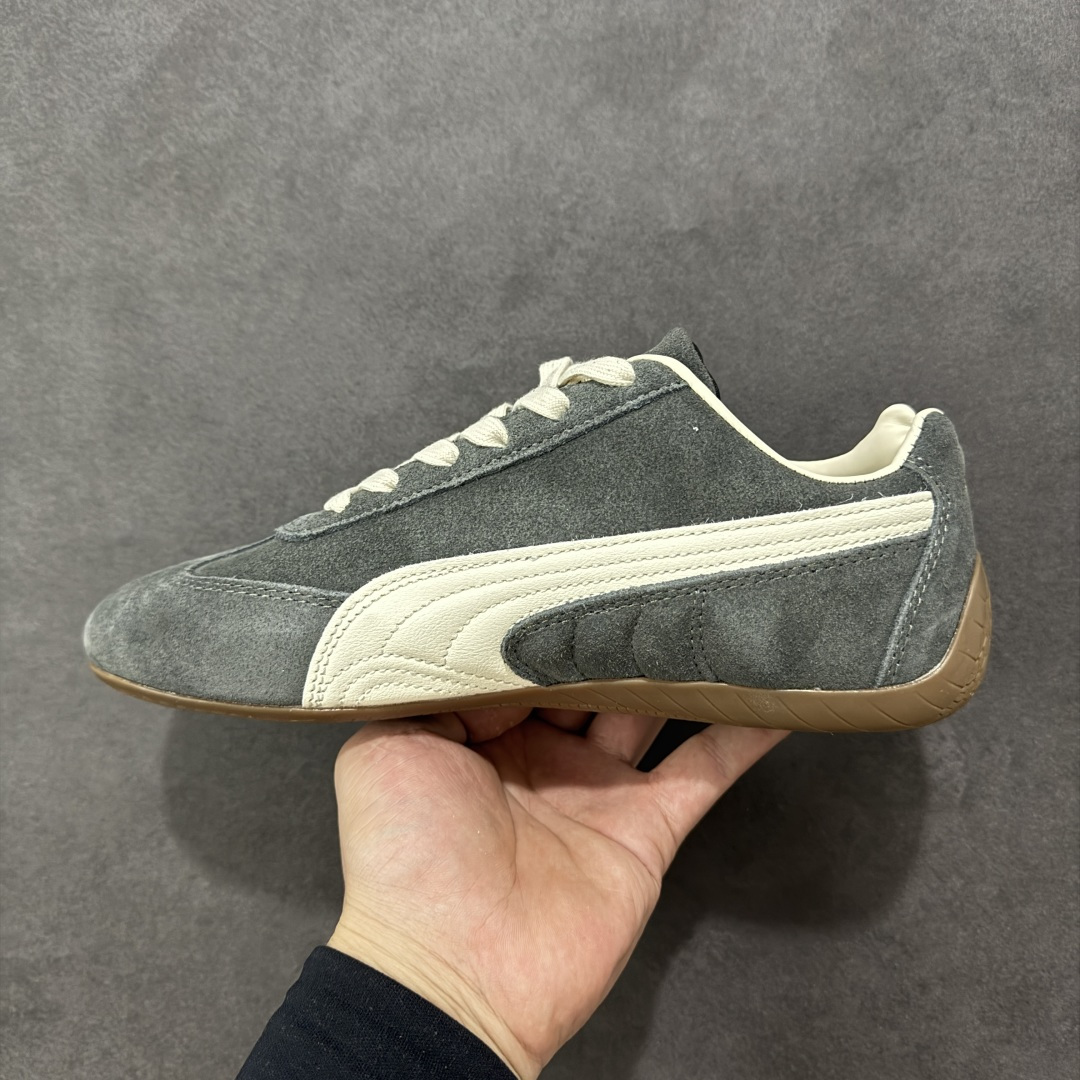 图片[2]-【公司级】PUMA彪马 speedcat 薄底 赛车 德男女同款 夏日多巴胺 深灰米 全黑配色+哑光皮质 原厂银色带凹凸LOGO 鞋带带蜡体更显高质感 所有文本不如实物 #CS大厂出品 多配色 #大底组合版带EVA #加厚鞋垫更舒适弹性 #原厂刺绣电绣 #全皮面哑光 编码：403688-03 尺码：35.5 36 37 37.5 38 38.5 39 40 40.5 41 42 42.5 43 44 44.5 45 编码：LDSB210220-选品中心