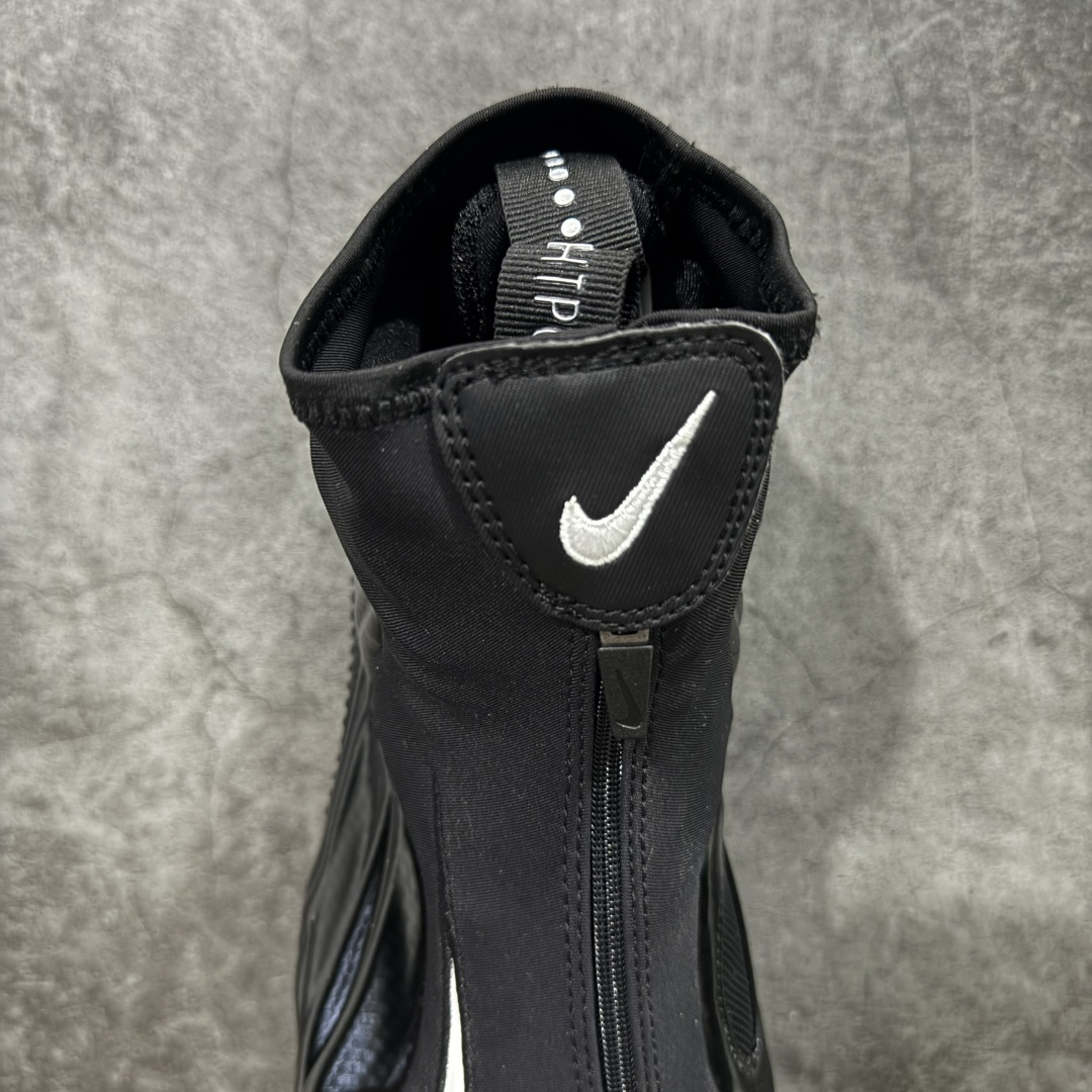 图片[8]-【莞顶纯原】Nike Air Flightposite One\”Carbon Fiber\”飞行风一代系列中帮休闲运动文化篮球鞋“碳板黑风”碳板风一复刻版 642307-001 采用一次成型聚氨酯铸模脚型内膜鞋面材质 鞋垫嵌入前后掌ZOOM回弹缓震气垫 超大TPU模块组合耐磨橡胶大底❗️ 经典的全黑配色 Nike Air Flightposite 2014 “Carbon Fiber” 又将我们带回到那个难忘的年代。低调而奢华感十足的碳纤维纹路鞋面，经典的拉链式设计，在十多年后的今天，这款碳板风仍然颇具魅力，诸多细节值得细细品味。 尺码：38-44-选品中心