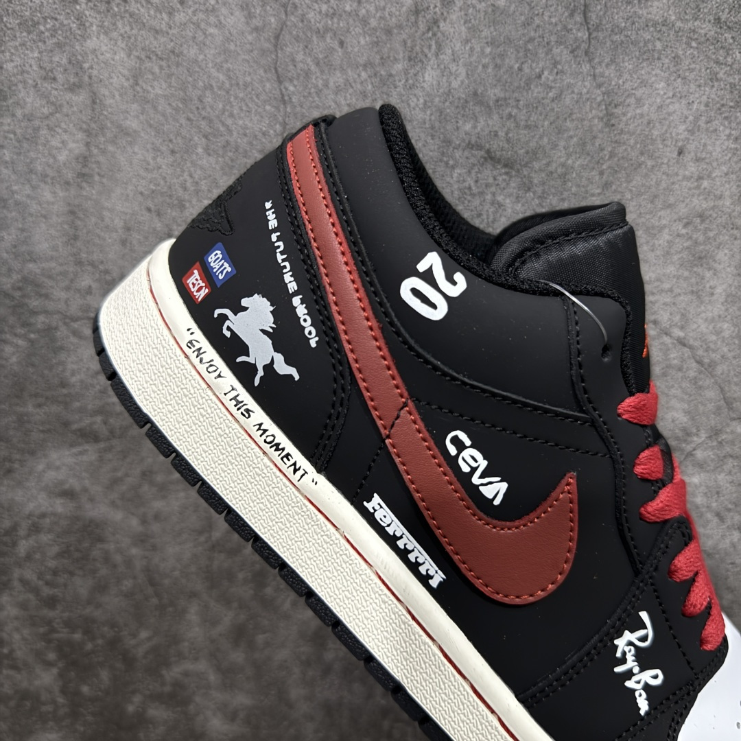 图片[7]-【定制球鞋】Jordan Air Jordan 1 aj1 low 玄黑驰驹 黑色 马年限定 礼盒 货号：553558-040 原鞋开发 原楦原纸板开发 全鞋电脑针车 原厂内置全掌气垫 原盒内在原标 唯一Zp原版鞋带绑法 免检产品 全新2022版型 全头层皮料 完美零毛边处理 原厂配置全掌气垫 价格定位良心 尺码：36 36.5 37 38 38.5 39 40 40.5 41 42 42.5 43 44 44.5 45 46-选品中心