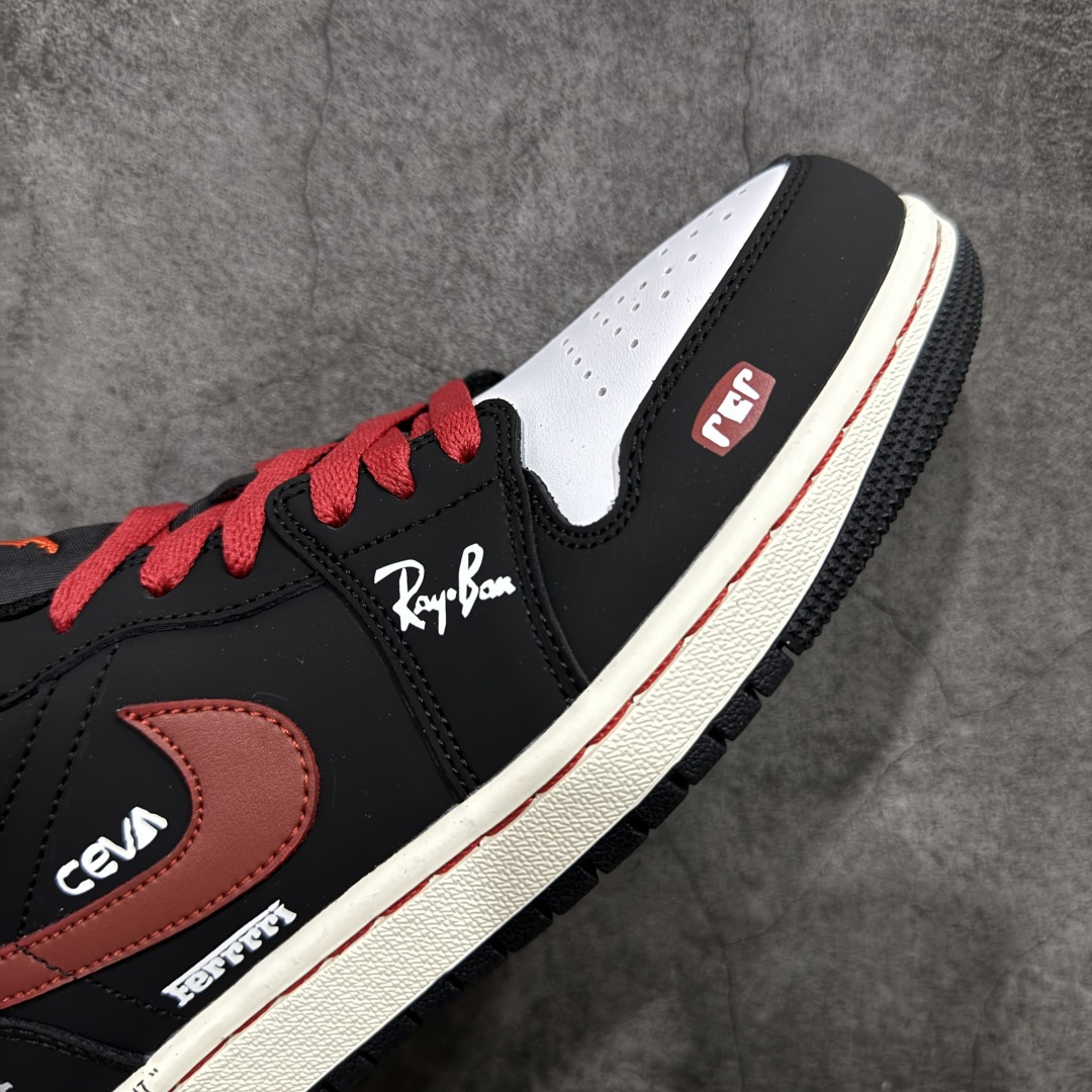 图片[6]-【定制球鞋】Jordan Air Jordan 1 aj1 low 玄黑驰驹 黑色 马年限定 礼盒 货号：553558-040 原鞋开发 原楦原纸板开发 全鞋电脑针车 原厂内置全掌气垫 原盒内在原标 唯一Zp原版鞋带绑法 免检产品 全新2022版型 全头层皮料 完美零毛边处理 原厂配置全掌气垫 价格定位良心 尺码：36 36.5 37 38 38.5 39 40 40.5 41 42 42.5 43 44 44.5 45 46-选品中心