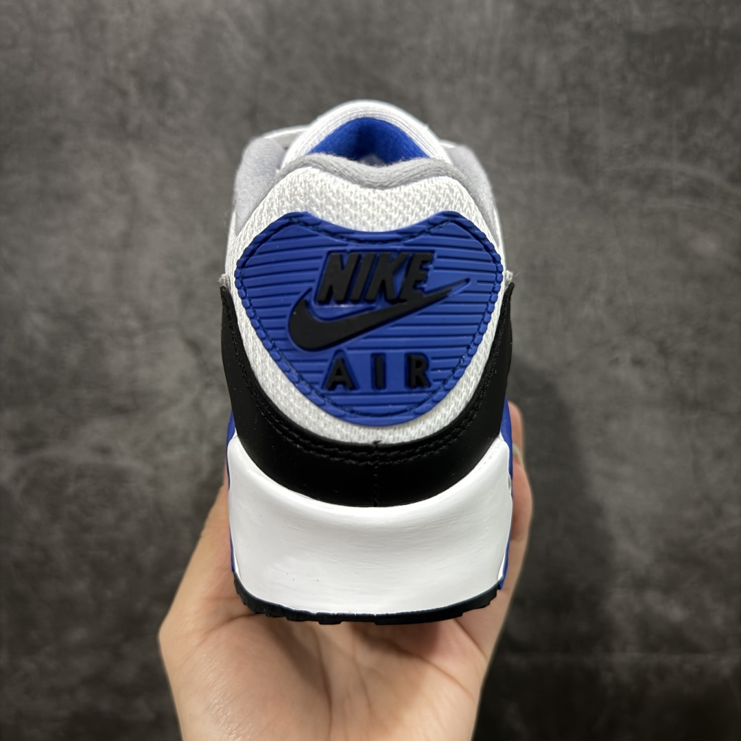 图片[4]-【Max纯原版】Nike Air Max 90 舒适 复古 合成革减震防滑透气 低帮 休闲跑步鞋 灰黑蓝 CD0881-102 顶级90款问市 开发数月 原版开发 多道QC质检 鞋型完美复刻 原厂级别工艺 正确色卡 正确气垫蓝光 正确大底 独家私模 采用进口头层牛皮拼接 定位高端市场 行业标杆工艺 尺码：39 40 40.5 41 42 42.5 43 44 44.5 45 46-选品中心